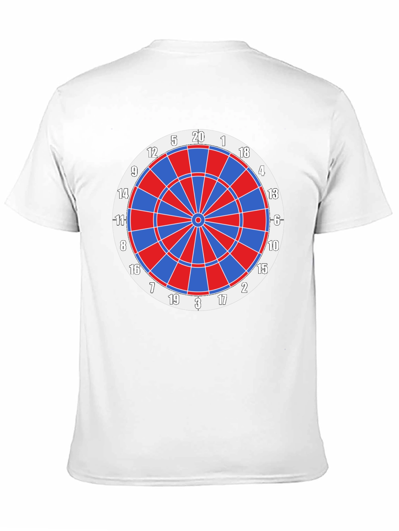 Dartboard Graphic Tee - Black Cotton Blend
