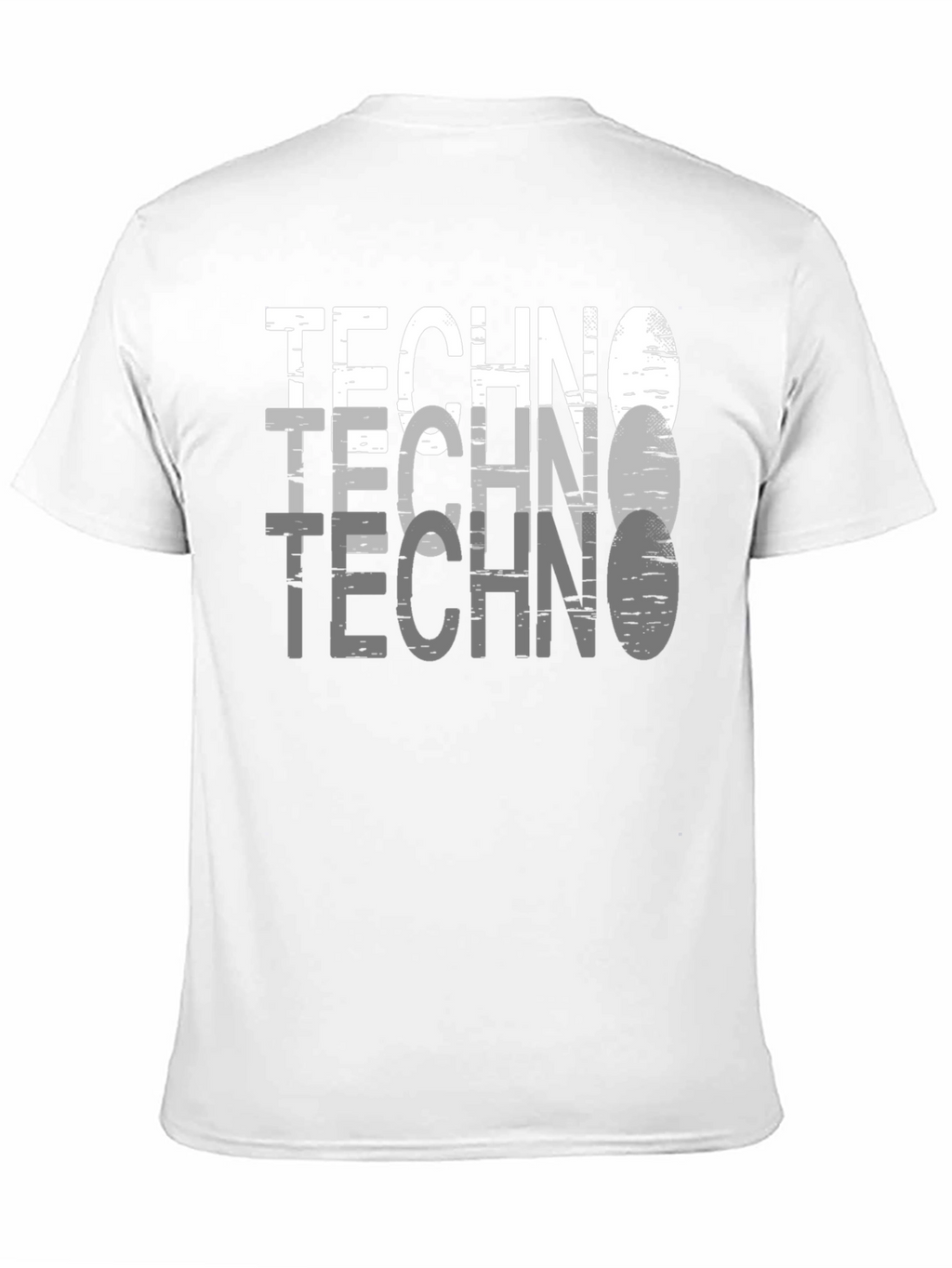 Techno Graphic Tee - Modern Style Black T-Shirt