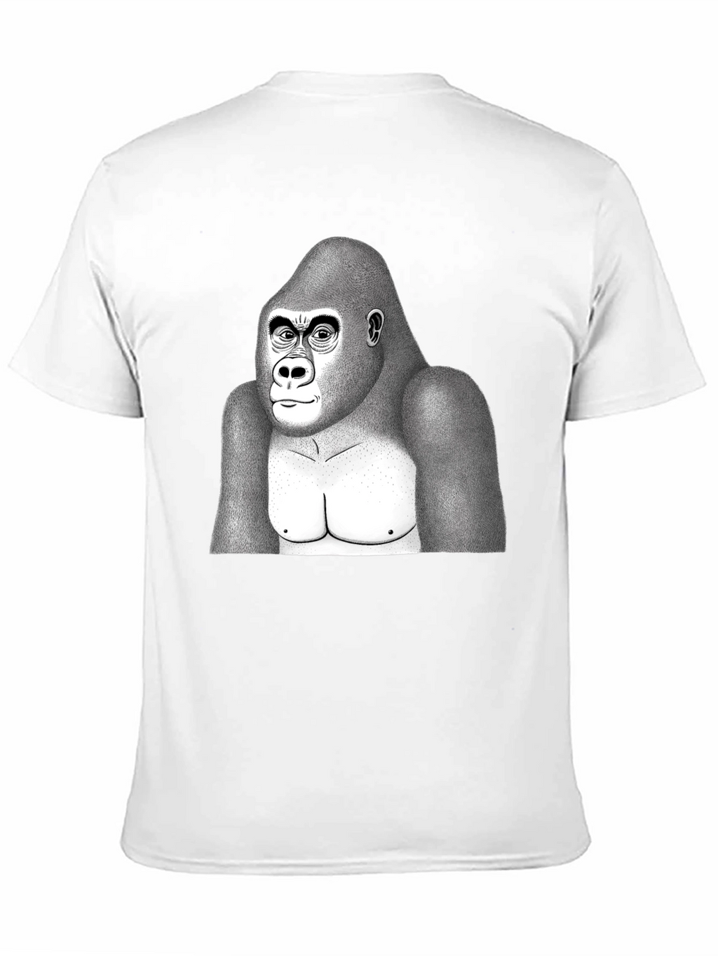Gorilla Graphic T-Shirt - Black Cotton Blend