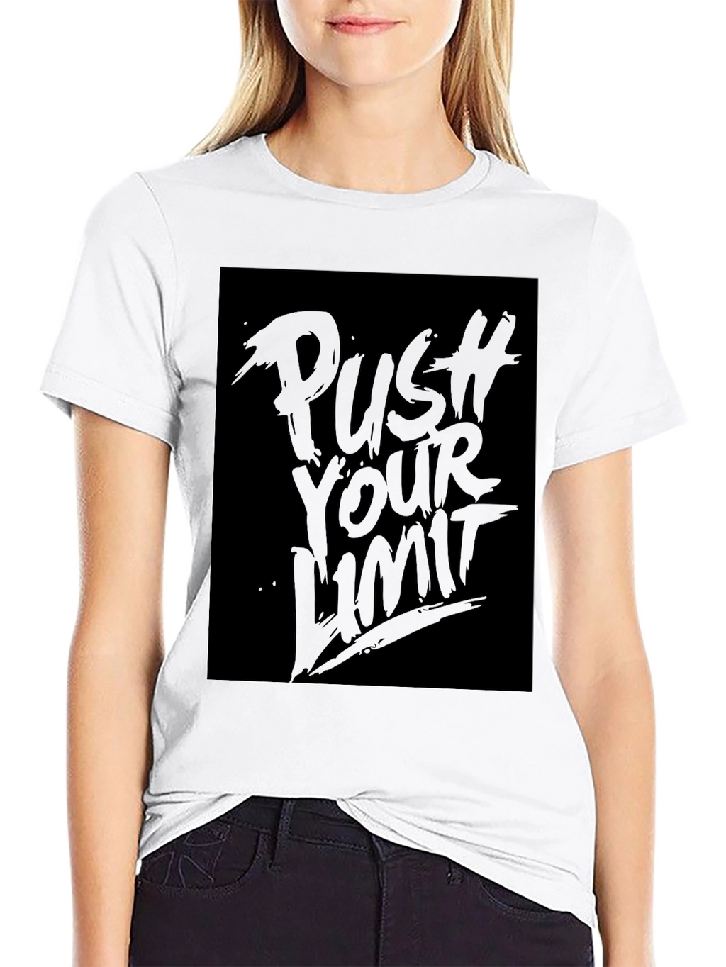 Push Your Limit Graphic Tee - Black
