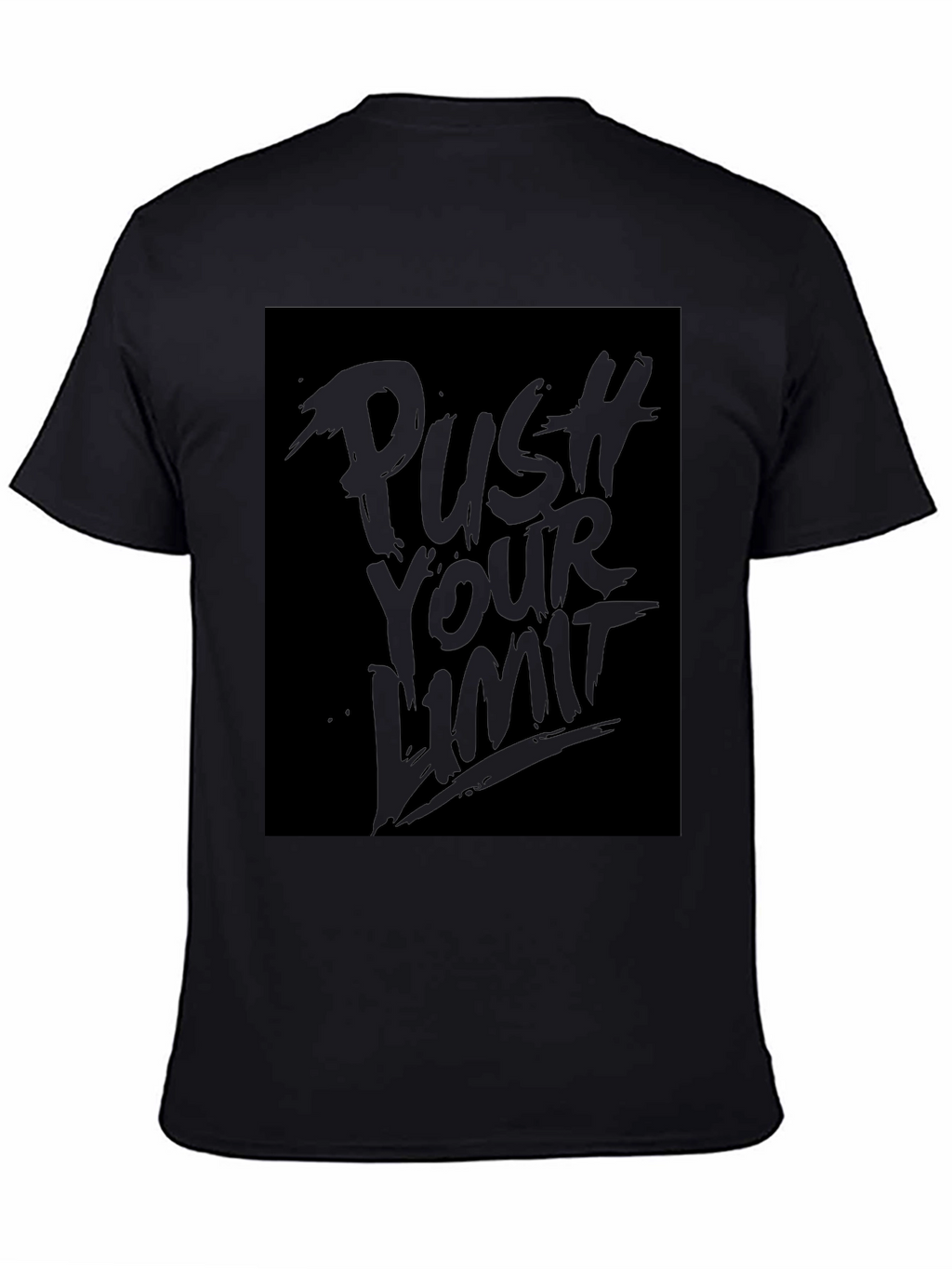 Push Your Limit Graphic Tee - Black