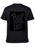 Push Your Limit Graphic Tee - Black