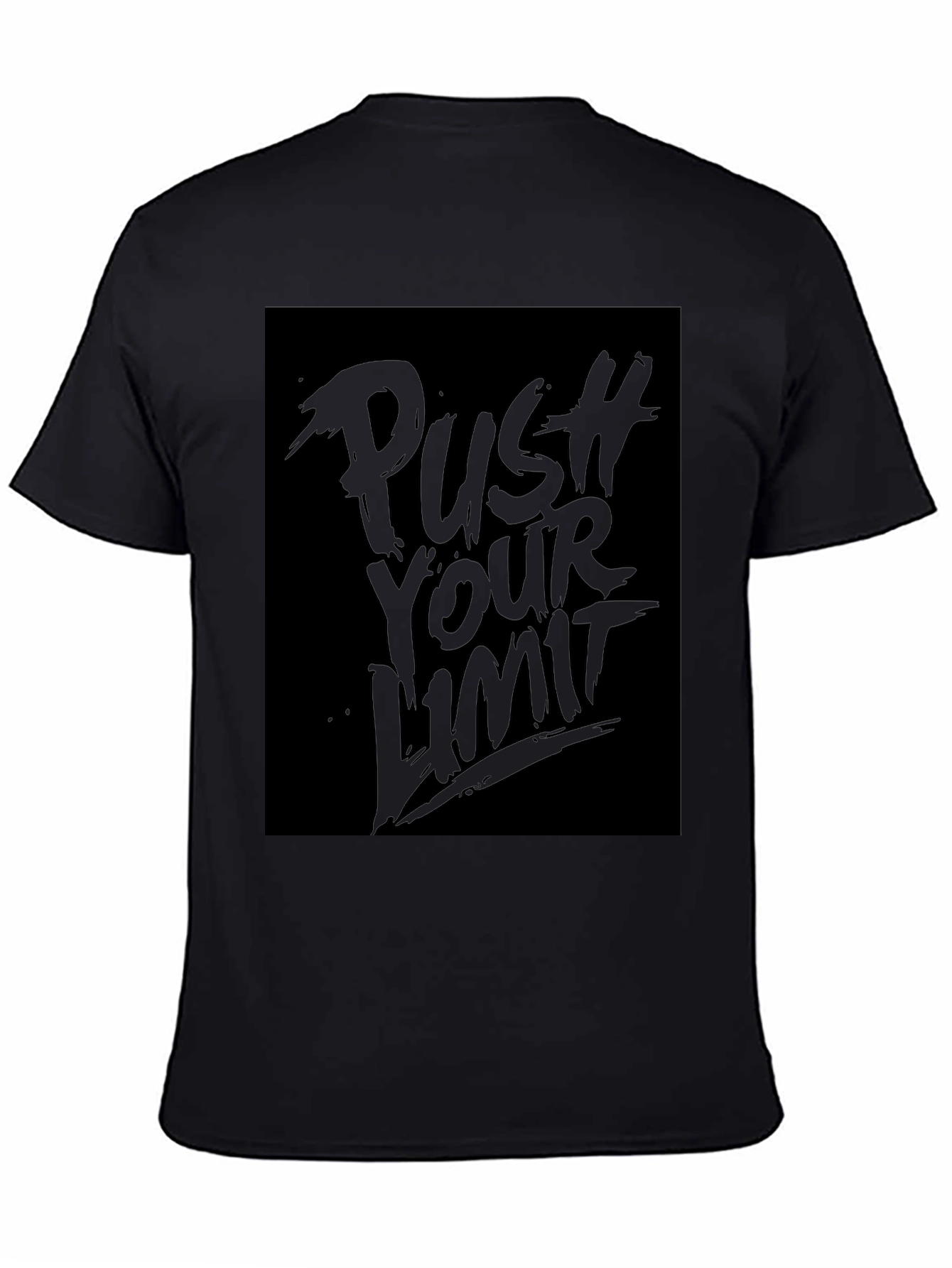 Push Your Limit Graphic Tee - Black
