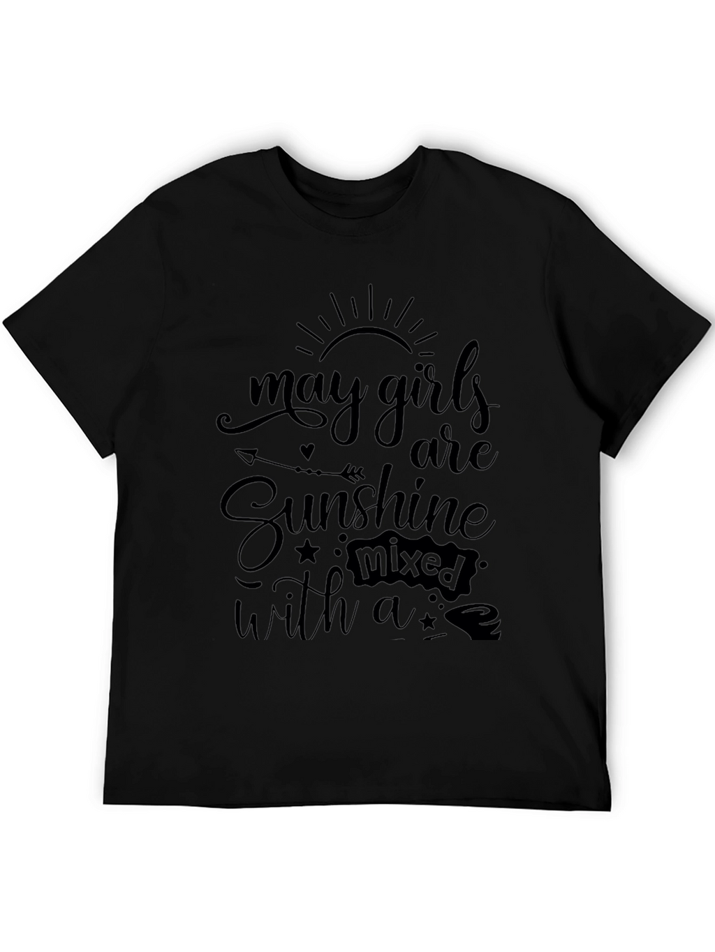 May Girls Are Sunshine Mixed T-Shirt