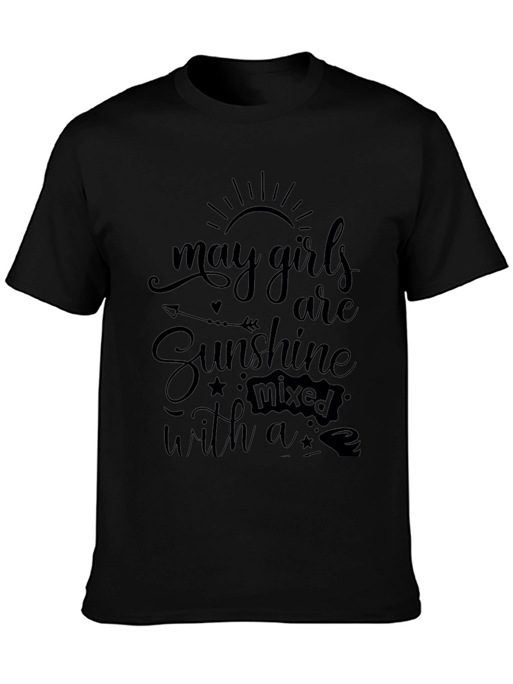 May Girls Are Sunshine Mixed T-Shirt