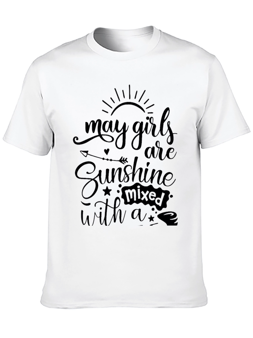 May Girls Are Sunshine Mixed T-Shirt