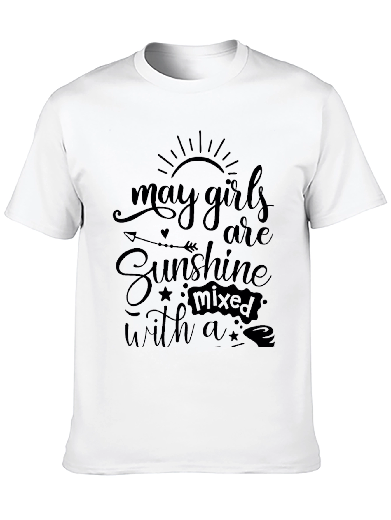 May Girls Are Sunshine Mixed T-Shirt