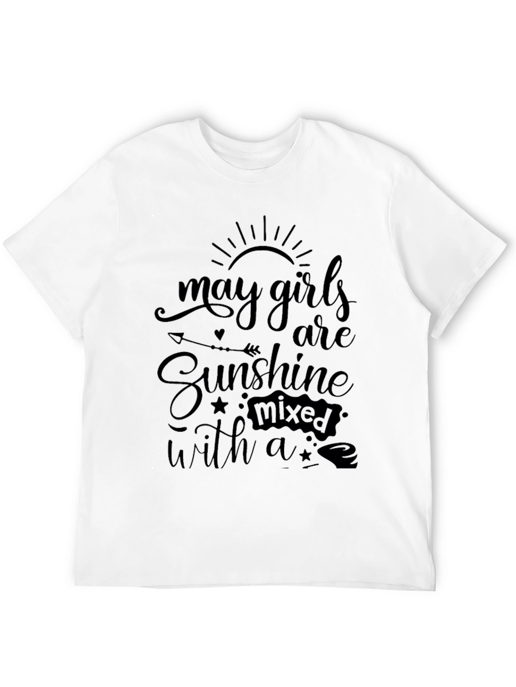 May Girls Are Sunshine Mixed T-Shirt