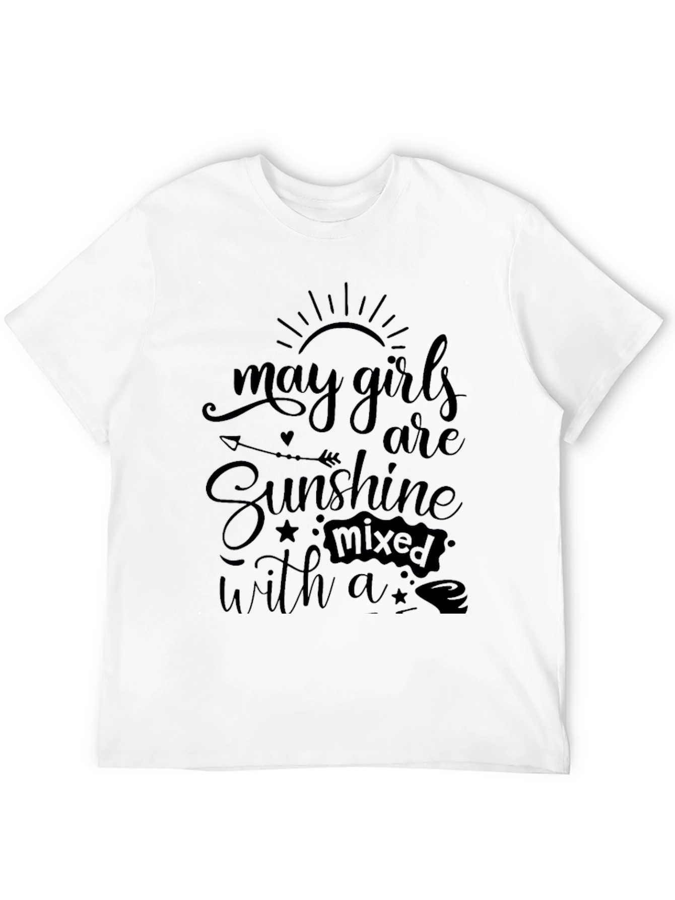 May Girls Are Sunshine Mixed T-Shirt