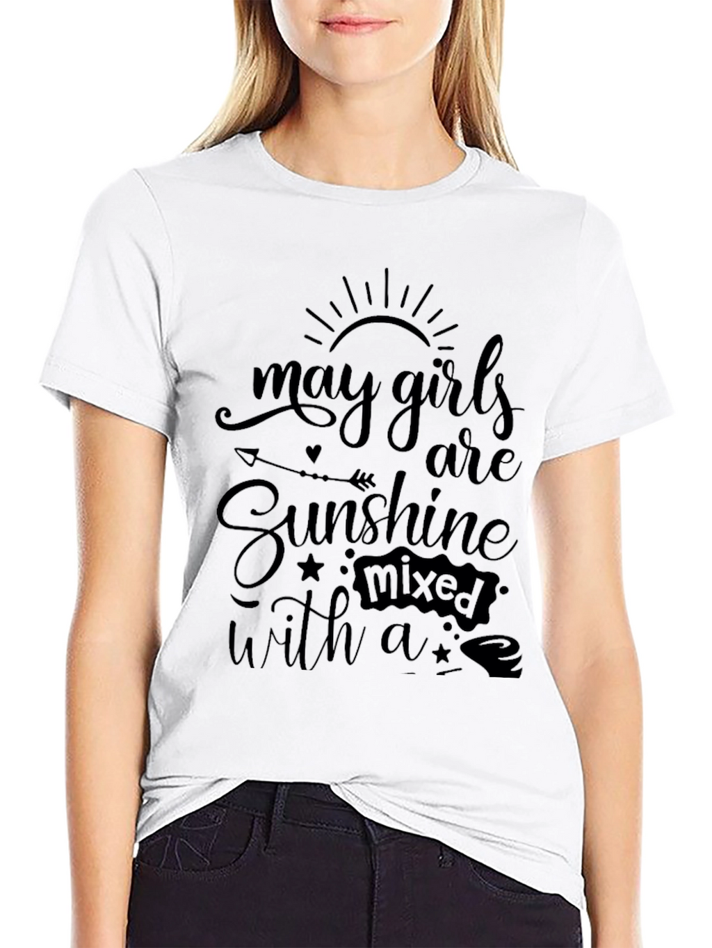 May Girls Are Sunshine Mixed T-Shirt