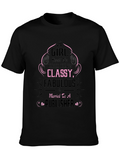 Classy Fabulous & Married To A Publisher Black T-Shirt