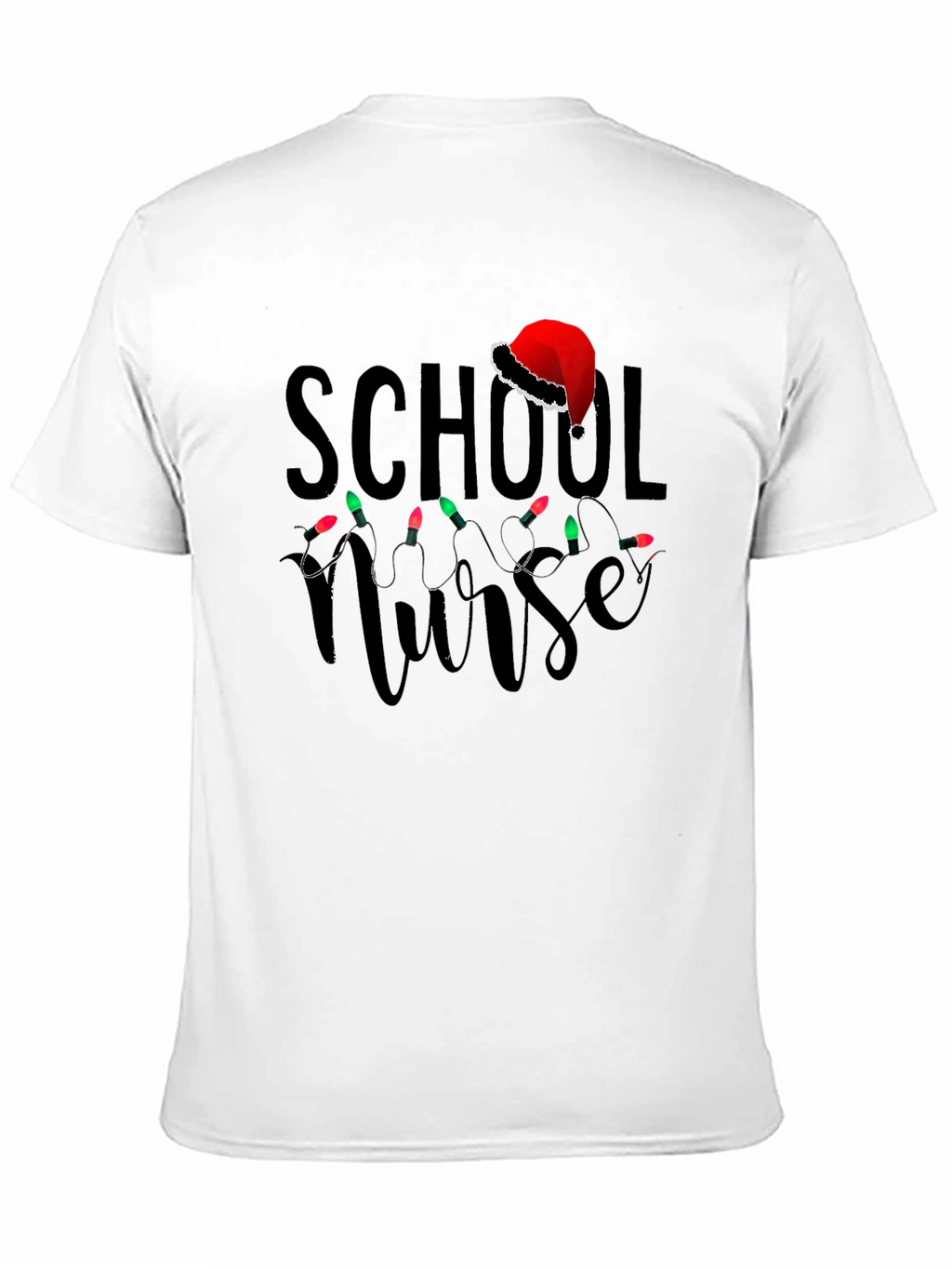 School Nurse Christmas Lights T-Shirt