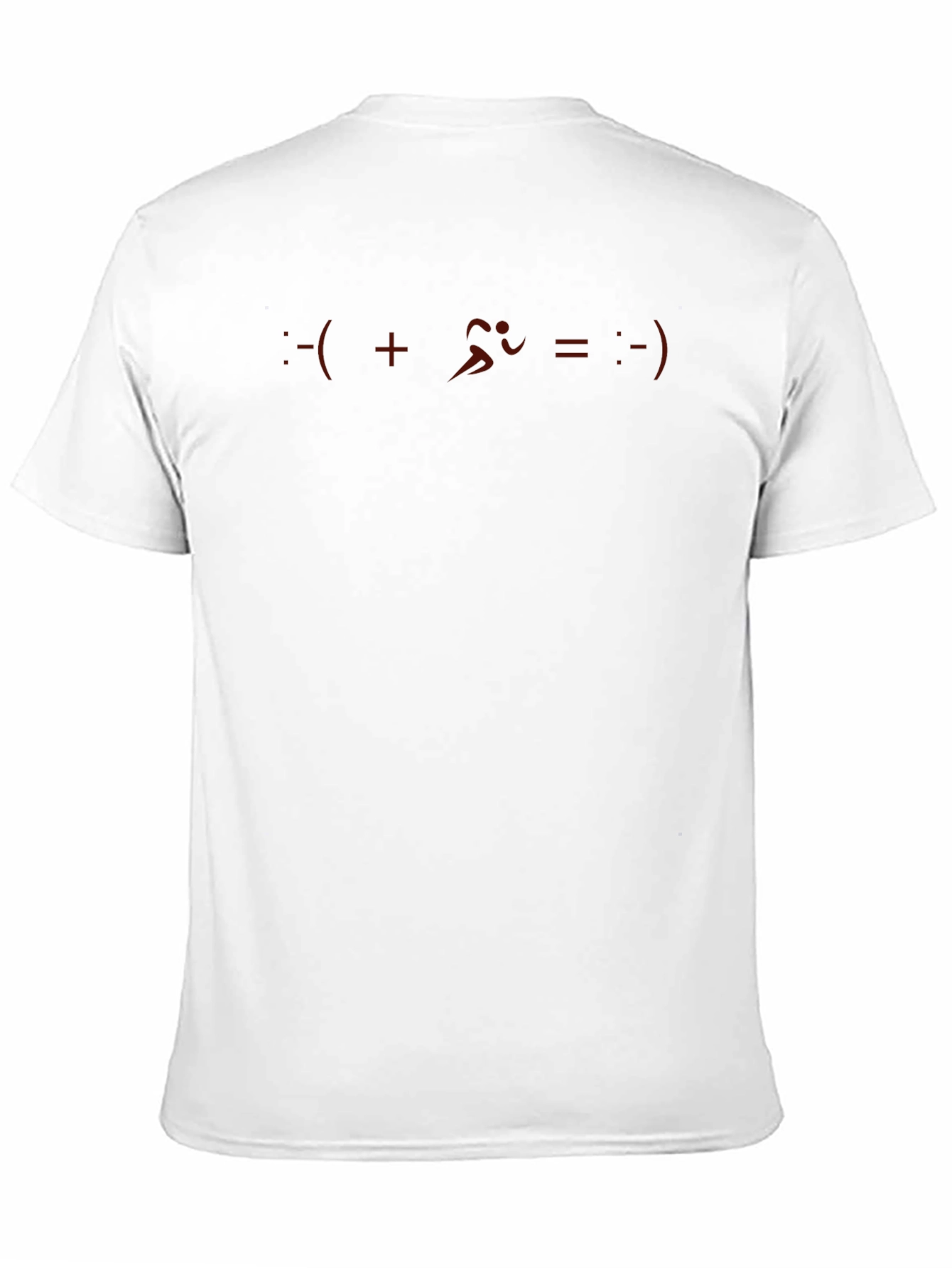 Funny Running T-Shirt - Sad + Running = Happy