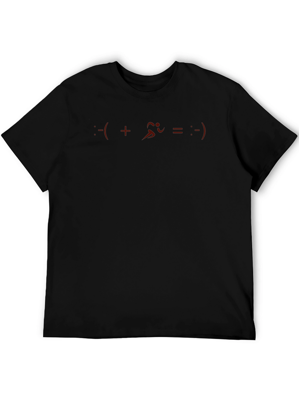 Funny Running T-Shirt - Sad + Running = Happy