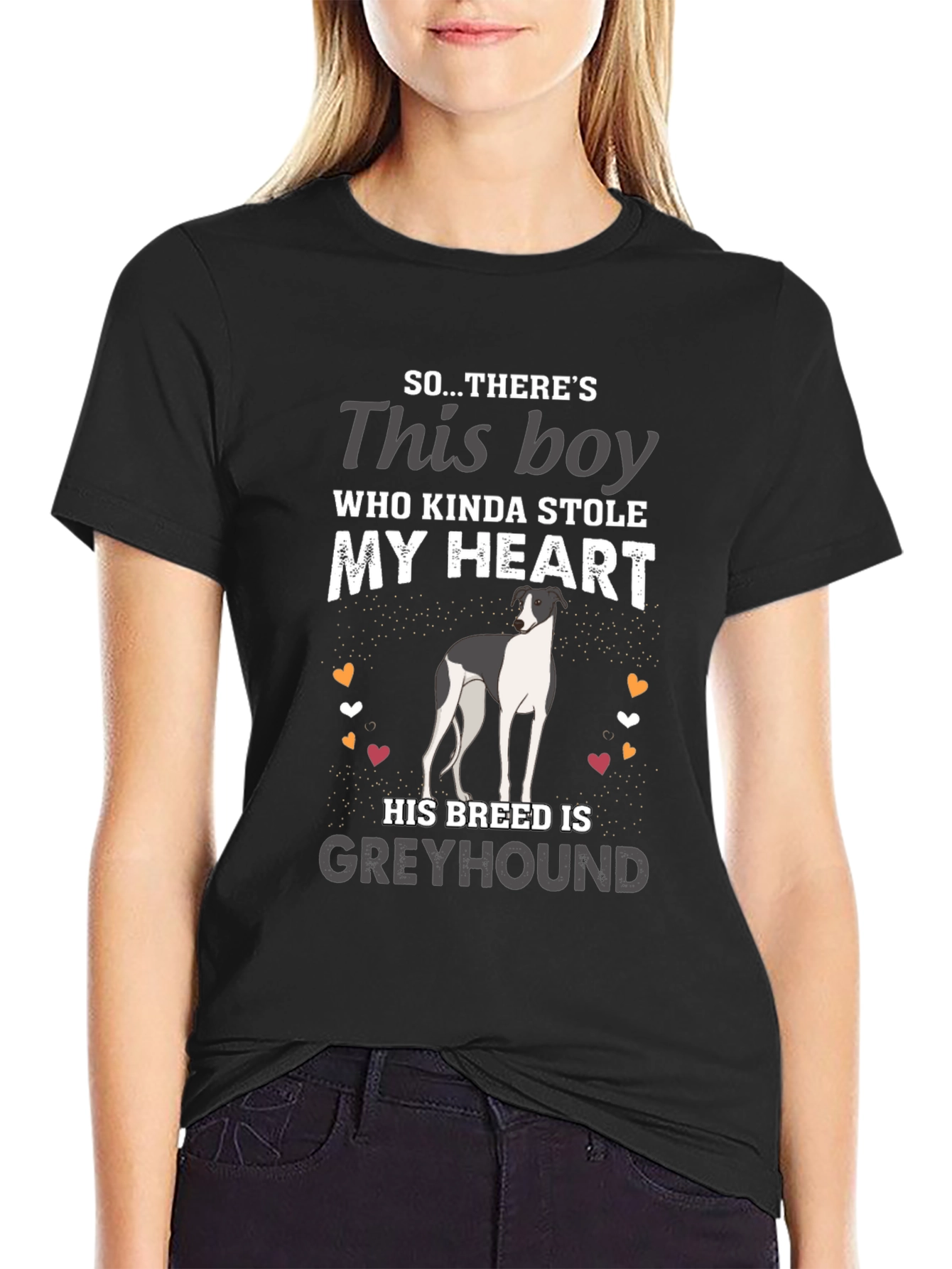 Greyhound Dog Lover T-Shirt - Stole My Heart
