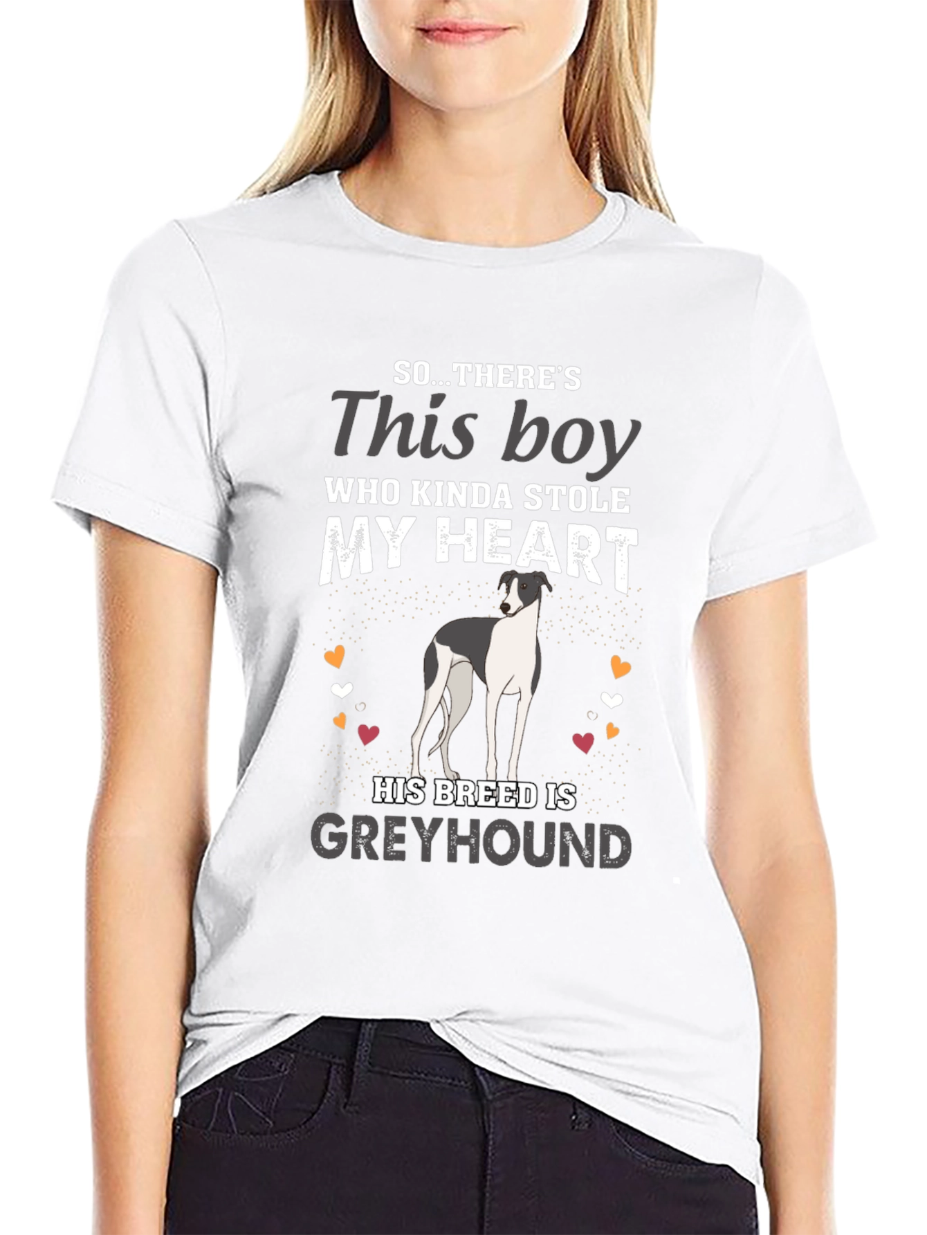 Greyhound Dog Lover T-Shirt - Stole My Heart
