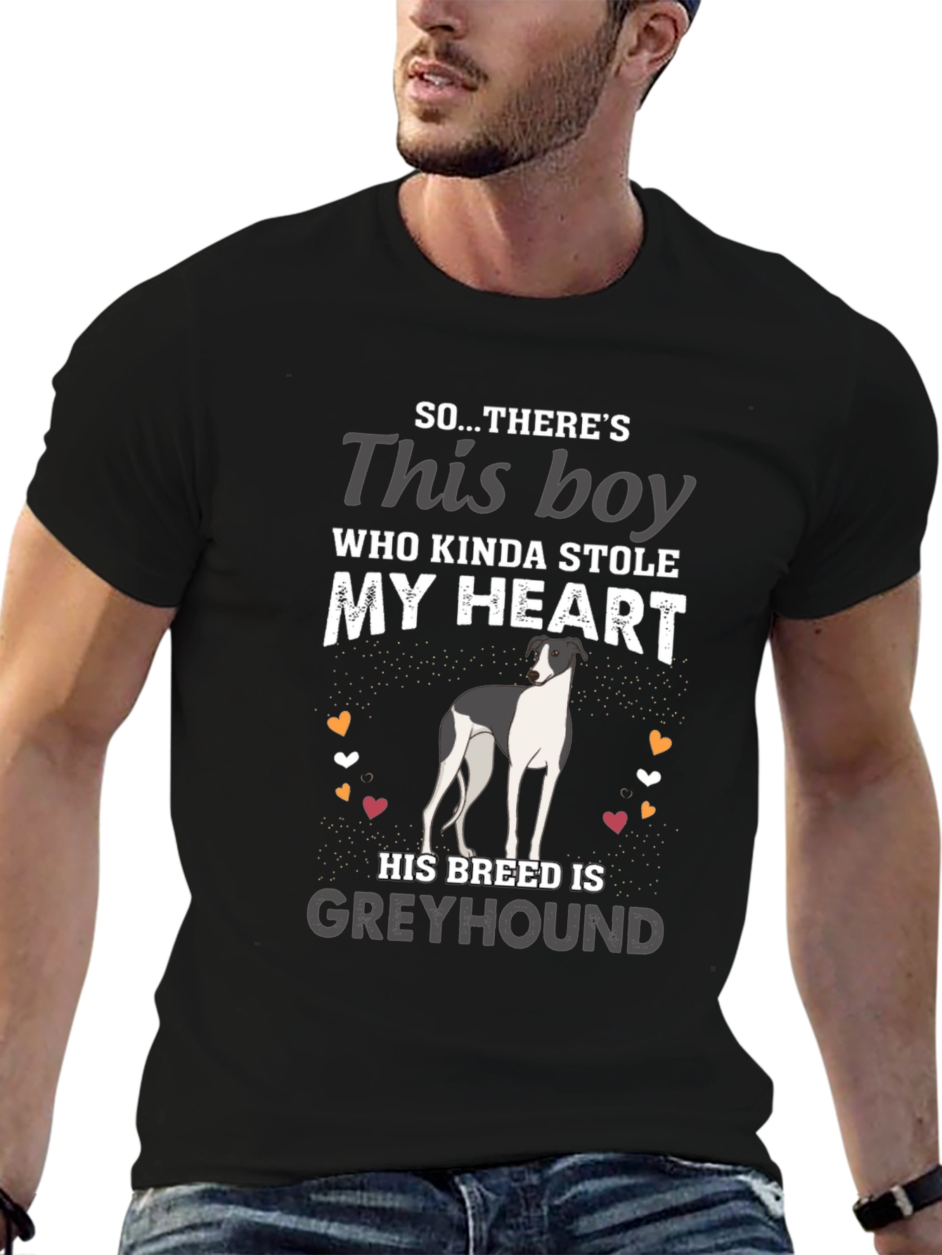Greyhound Dog Lover T-Shirt - Stole My Heart