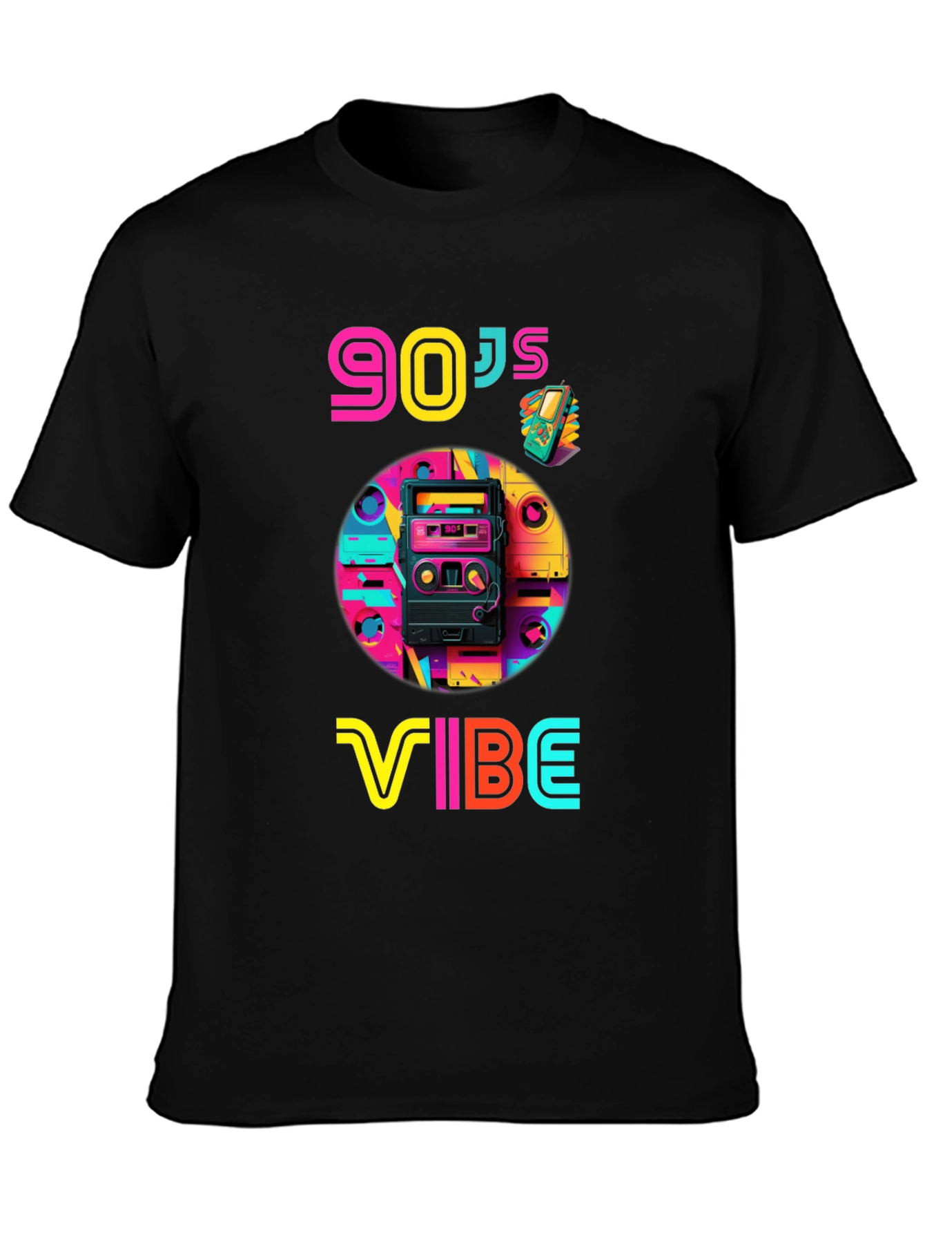 90s Vibe Graphic Tee - Retro Style