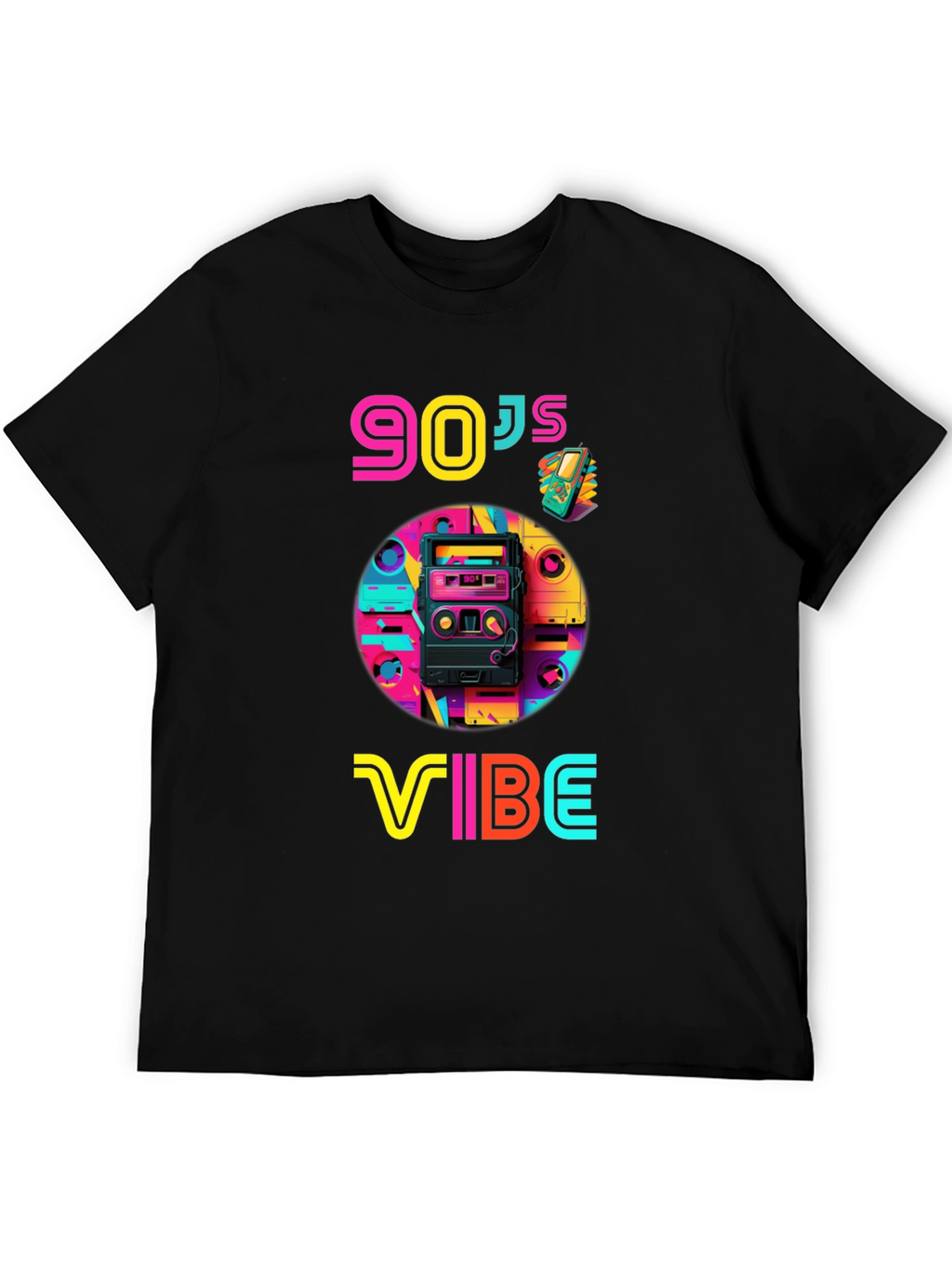 90s Vibe Graphic Tee - Retro Style