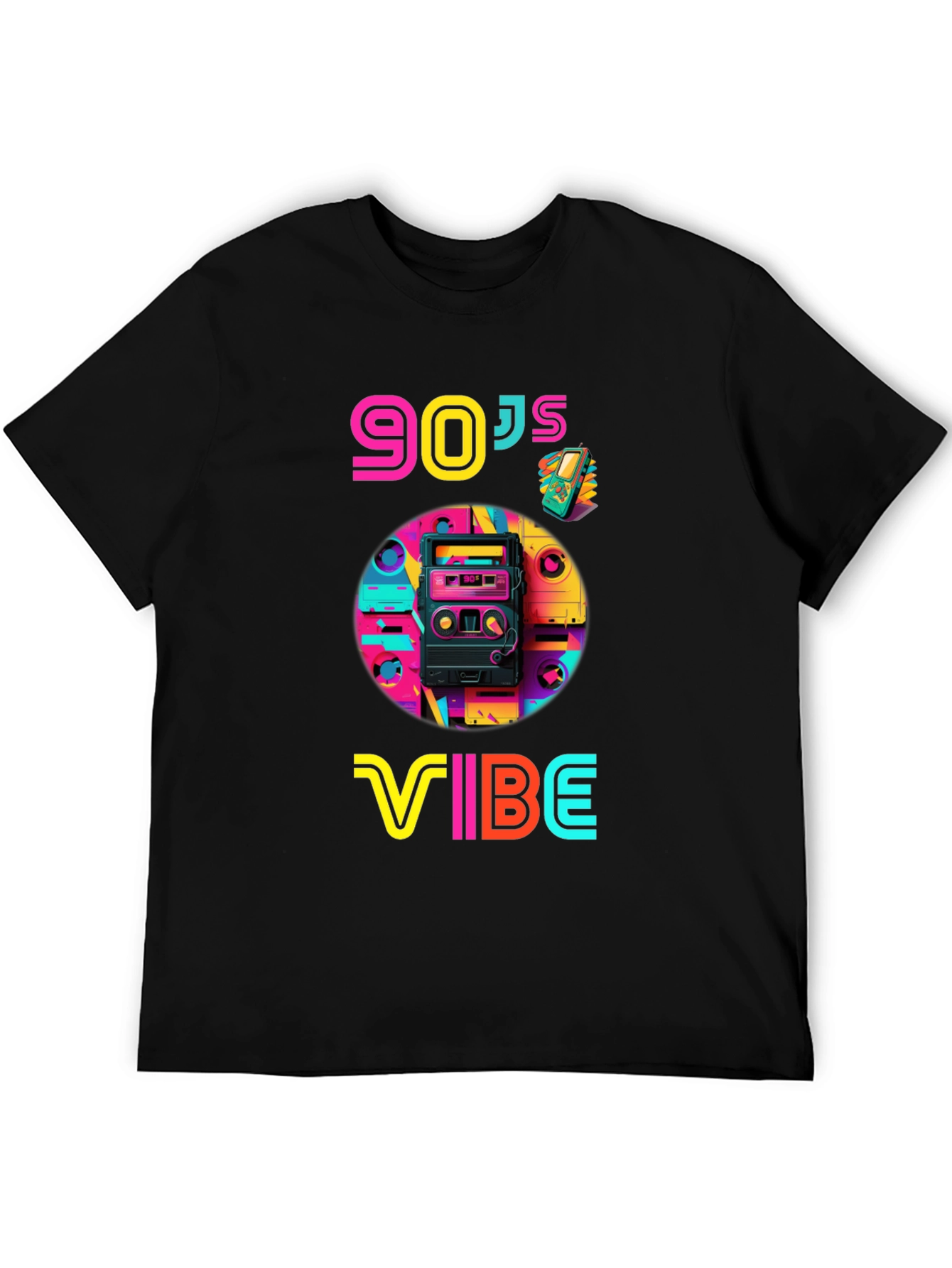 90s Vibe Graphic Tee - Retro Style