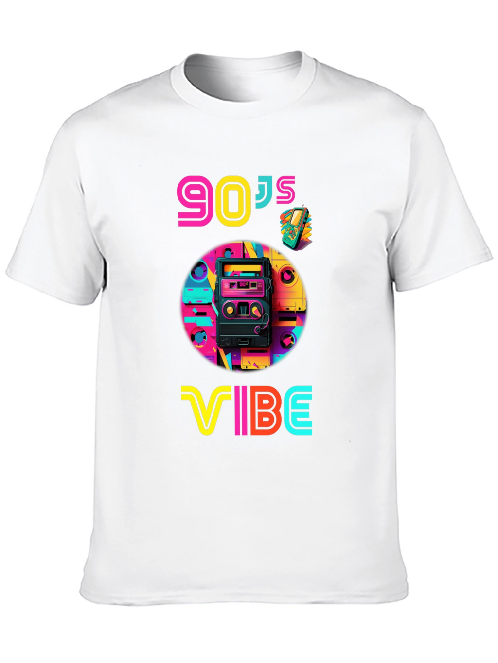 90s Vibe Graphic Tee - Retro Style