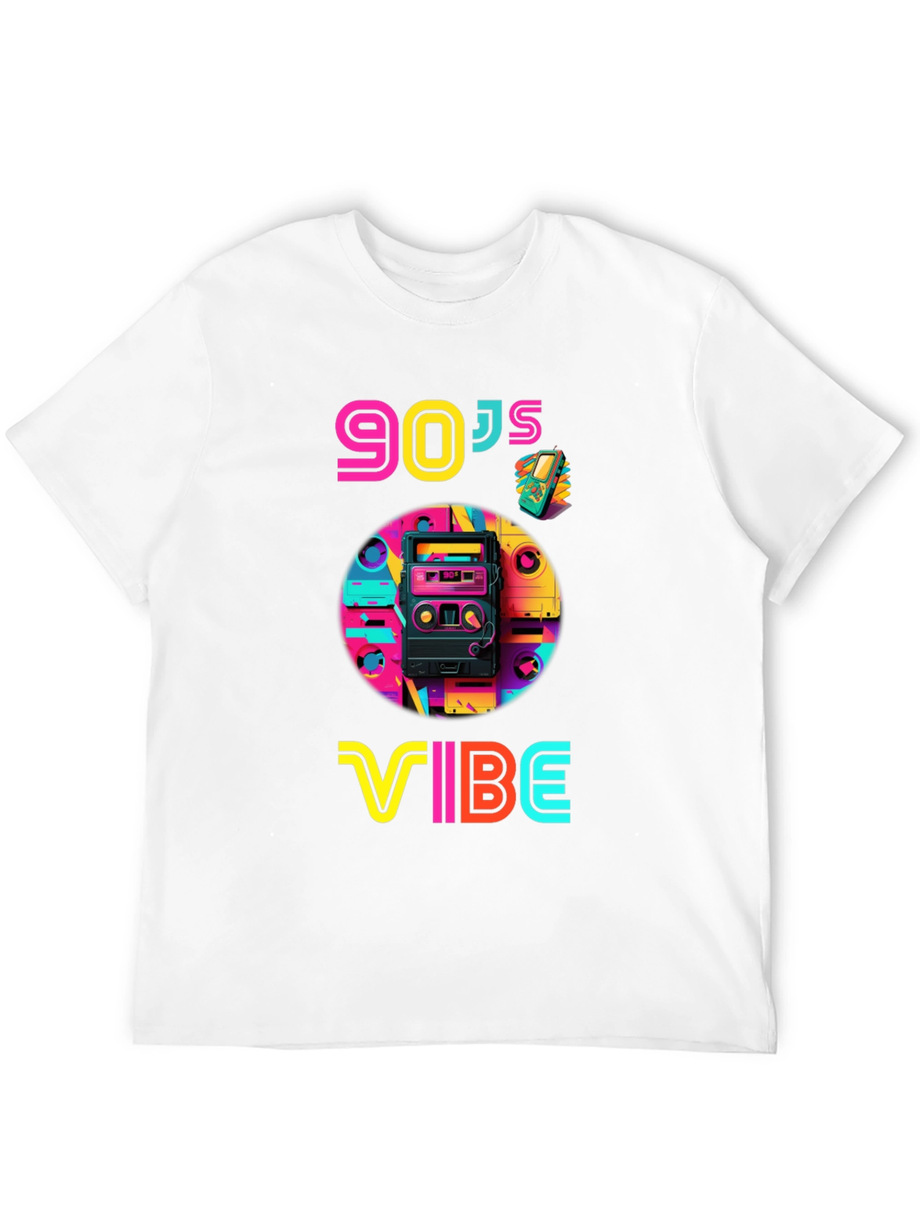 90s Vibe Graphic Tee - Retro Style