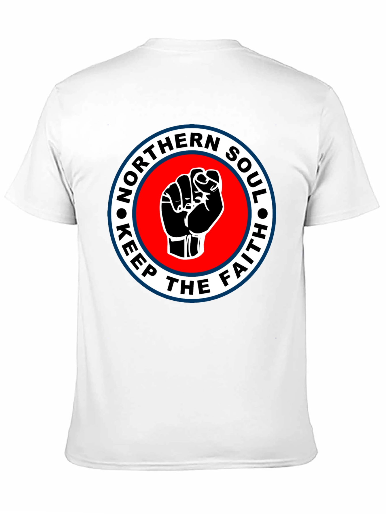 Northern Soul Keep The Faith T-Shirt - Black