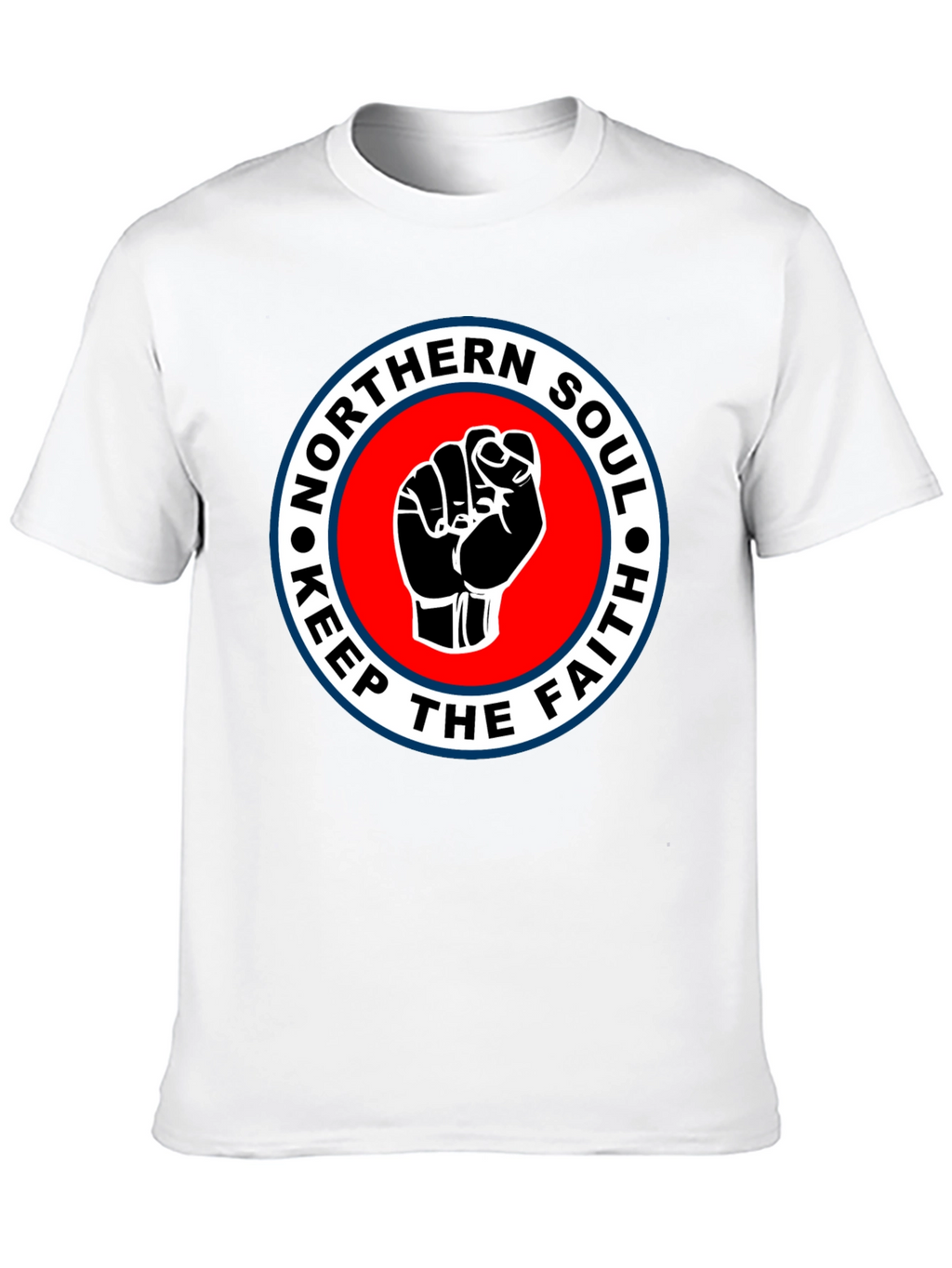 Northern Soul Keep The Faith T-Shirt - Black