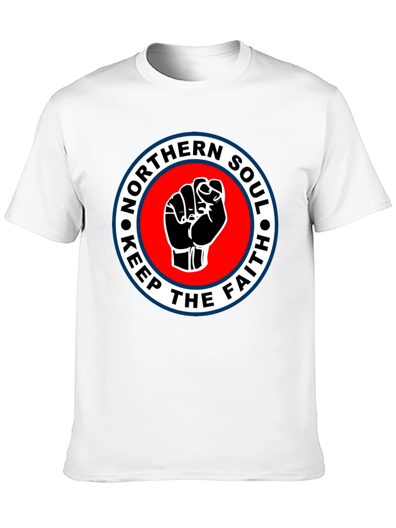 Northern Soul Keep The Faith T-Shirt - Black