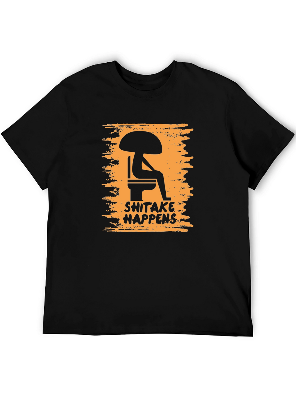 Shiitake Happens Funny Graphic Tee