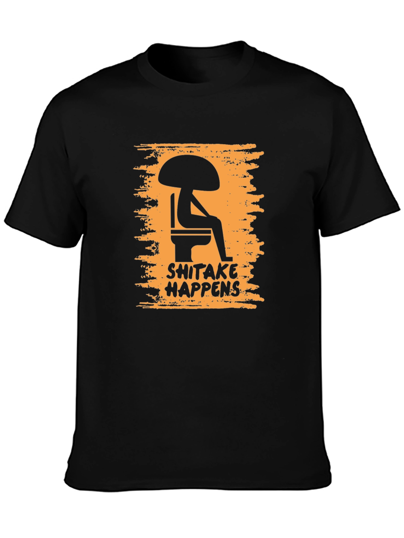 Shiitake Happens Funny Graphic Tee