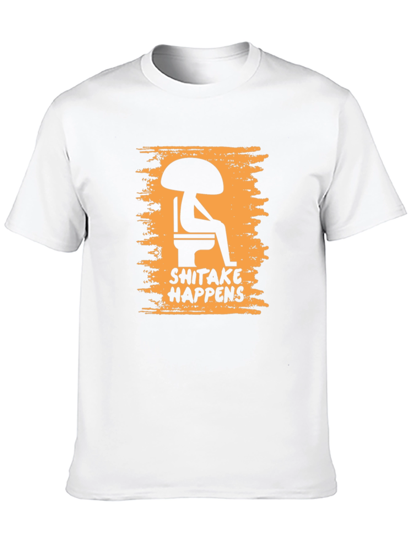 Shiitake Happens Funny Graphic Tee