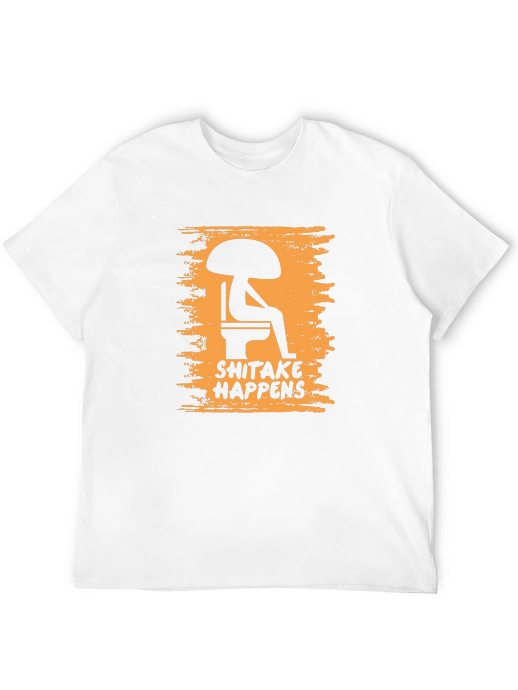 Shiitake Happens Funny Graphic Tee