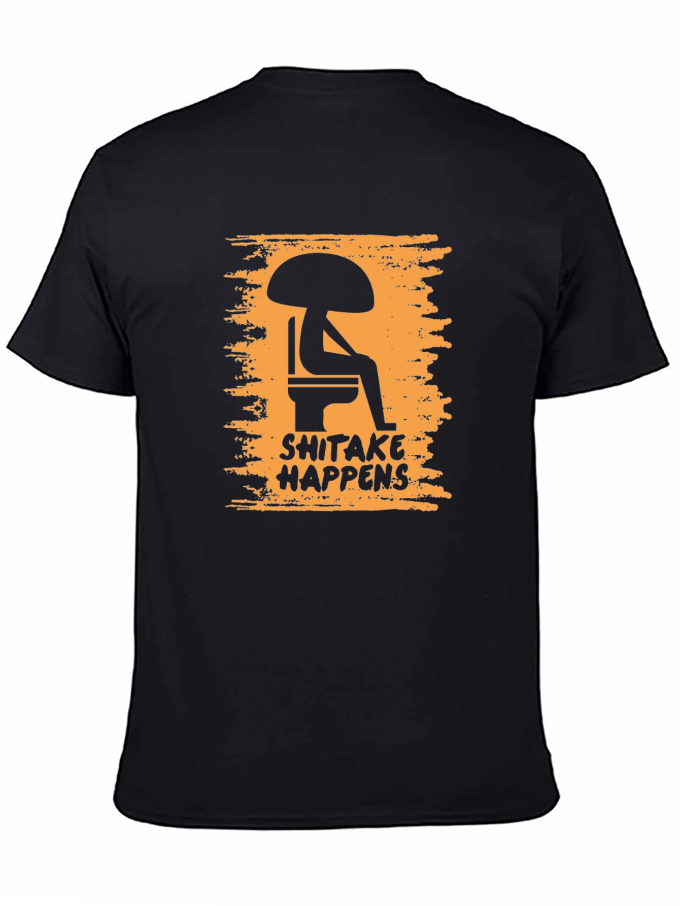 Shiitake Happens Funny Graphic Tee