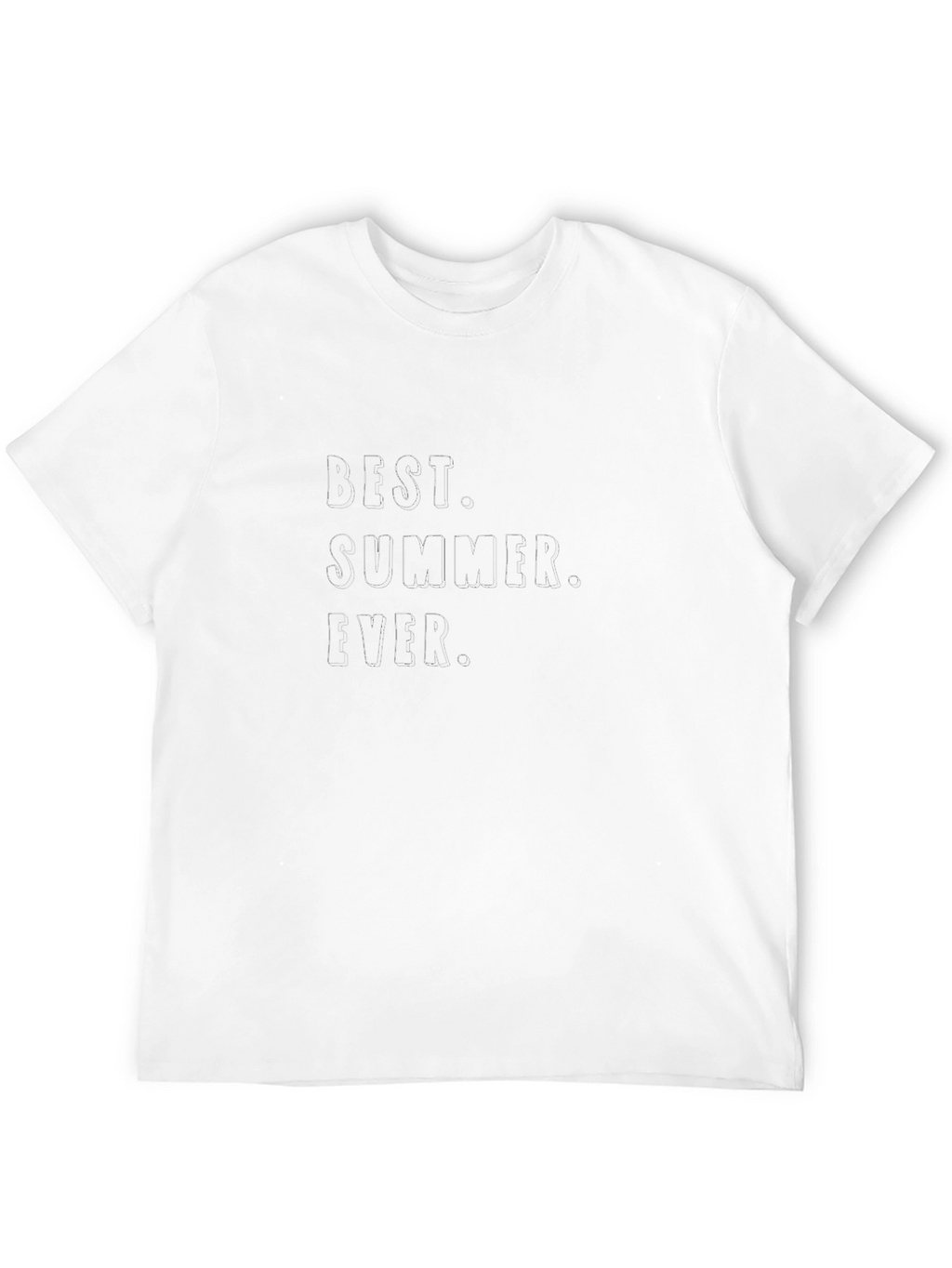 Best Summer Ever Graphic T-Shirt - Stylish Black Tee
