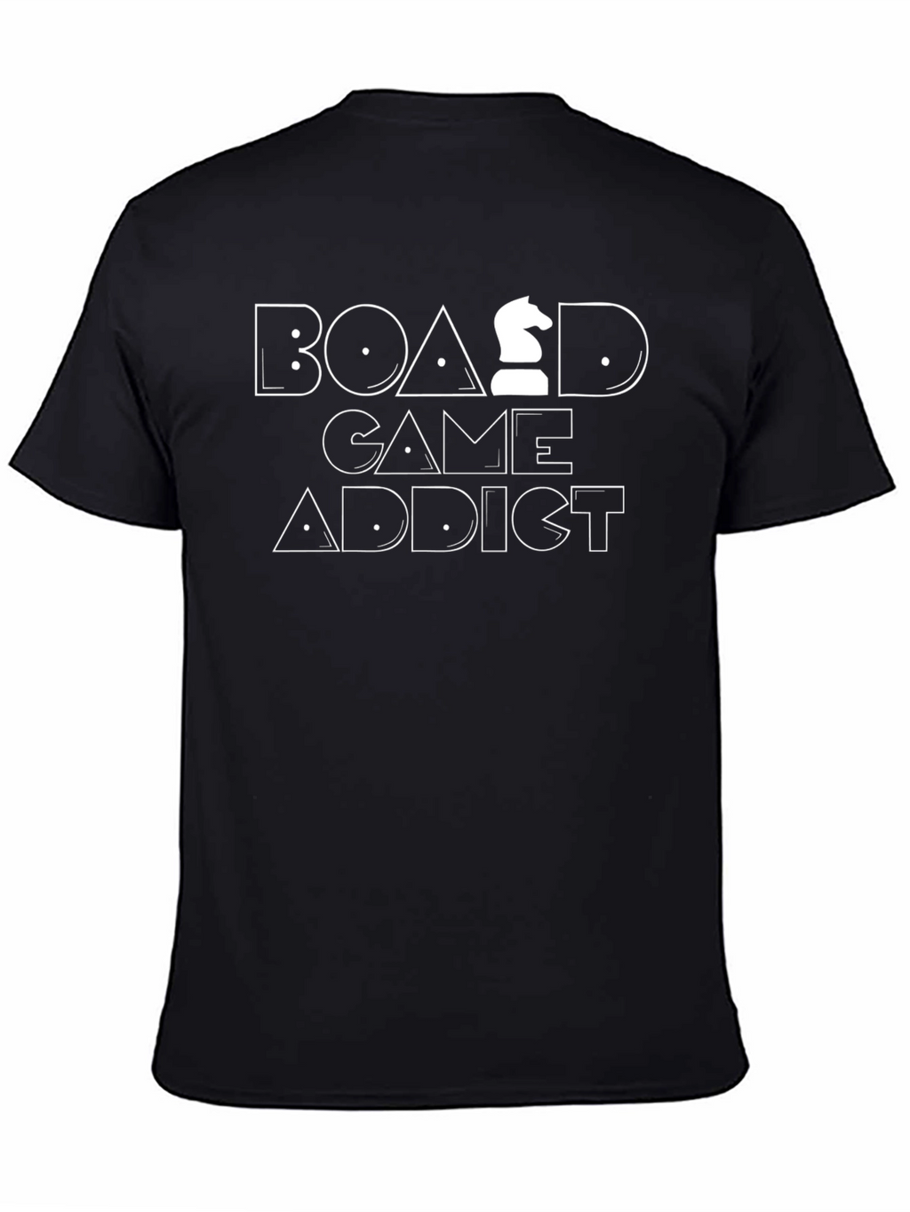 Board Game Addict T-Shirt - Chess Knight Graphic Tee
