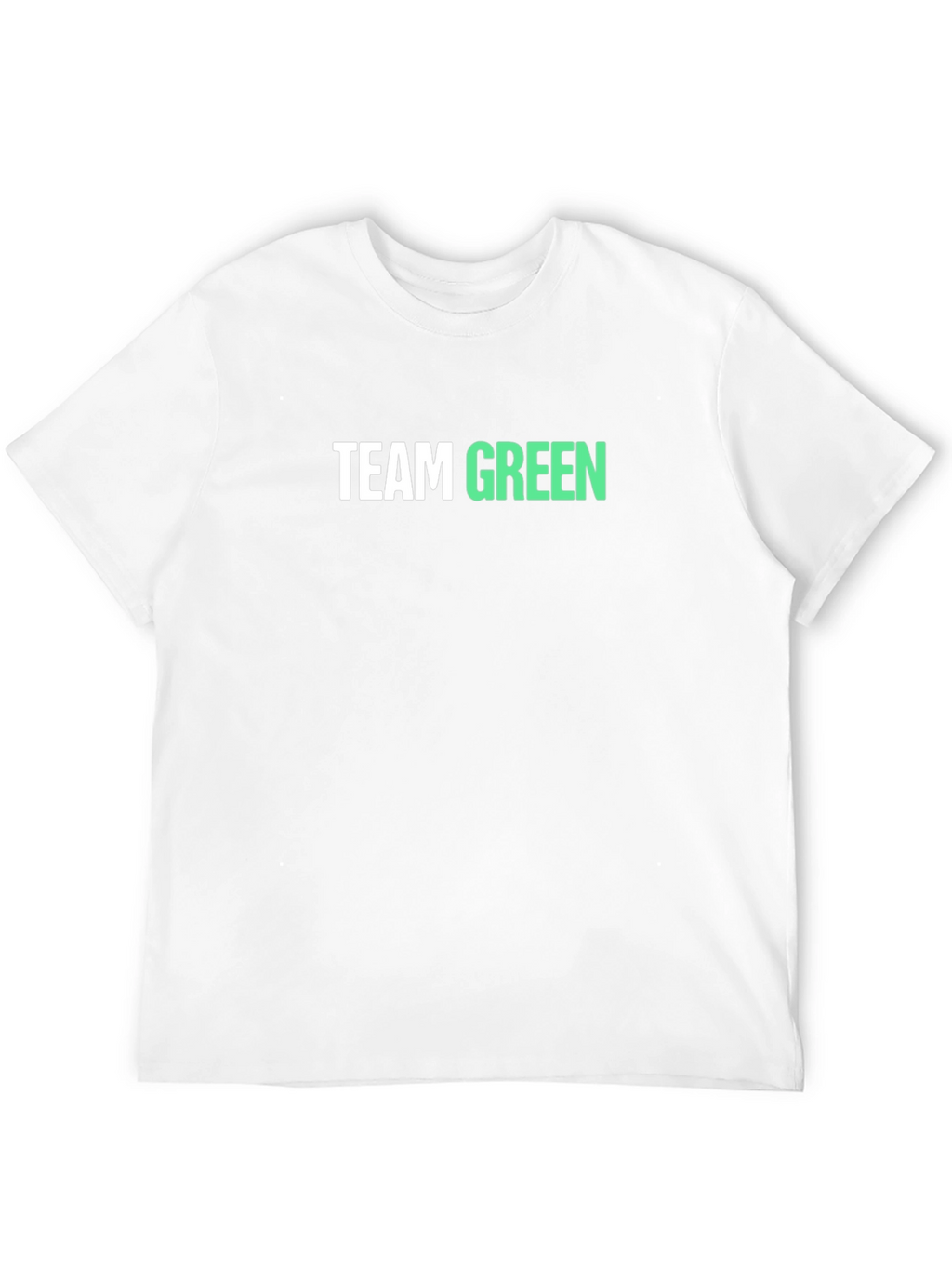Team Green Graphic Tee - Black Cotton Blend