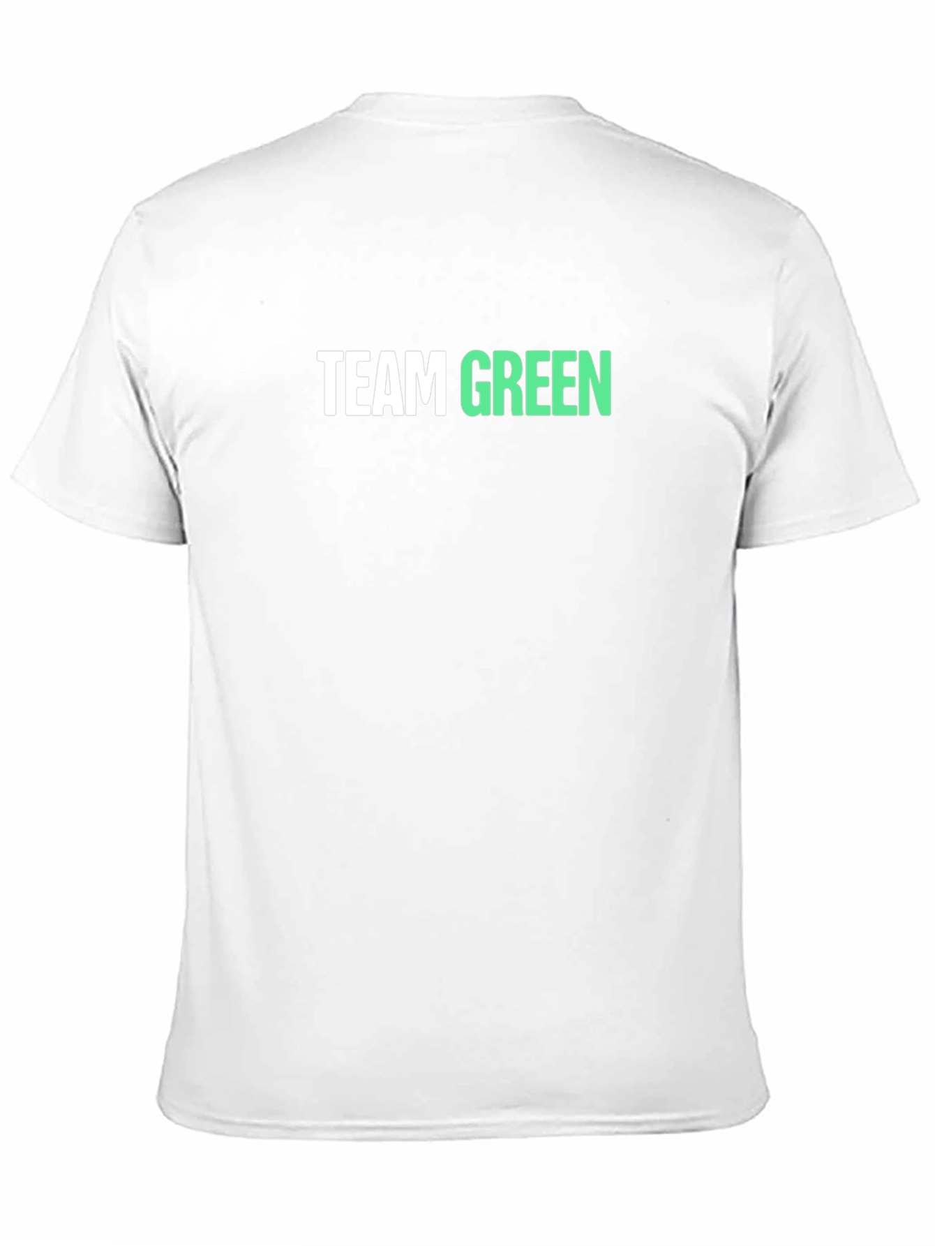 Team Green Graphic Tee - Black Cotton Blend