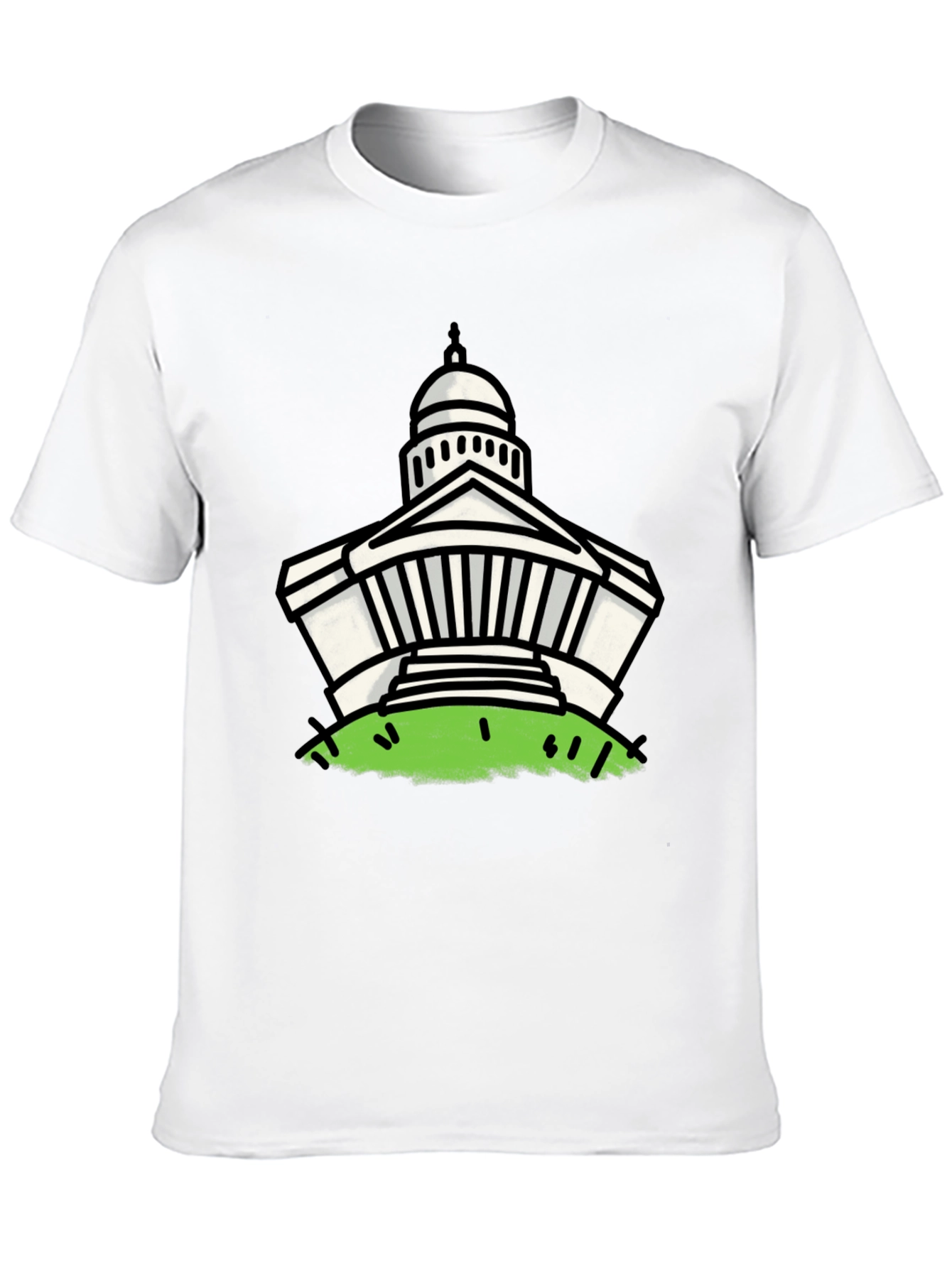 Capitol Building Graphic Print Tee