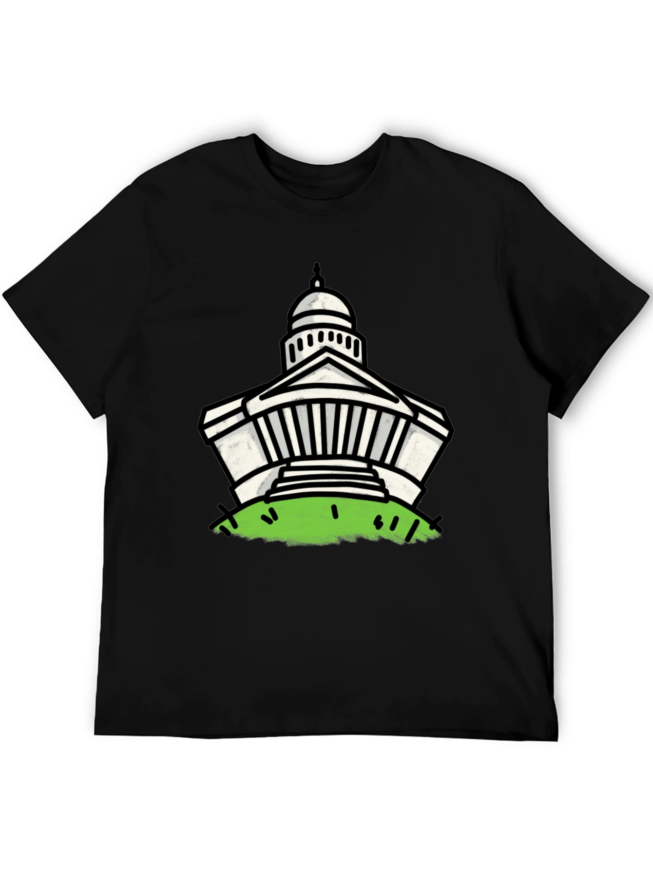 Capitol Building Graphic Print Tee