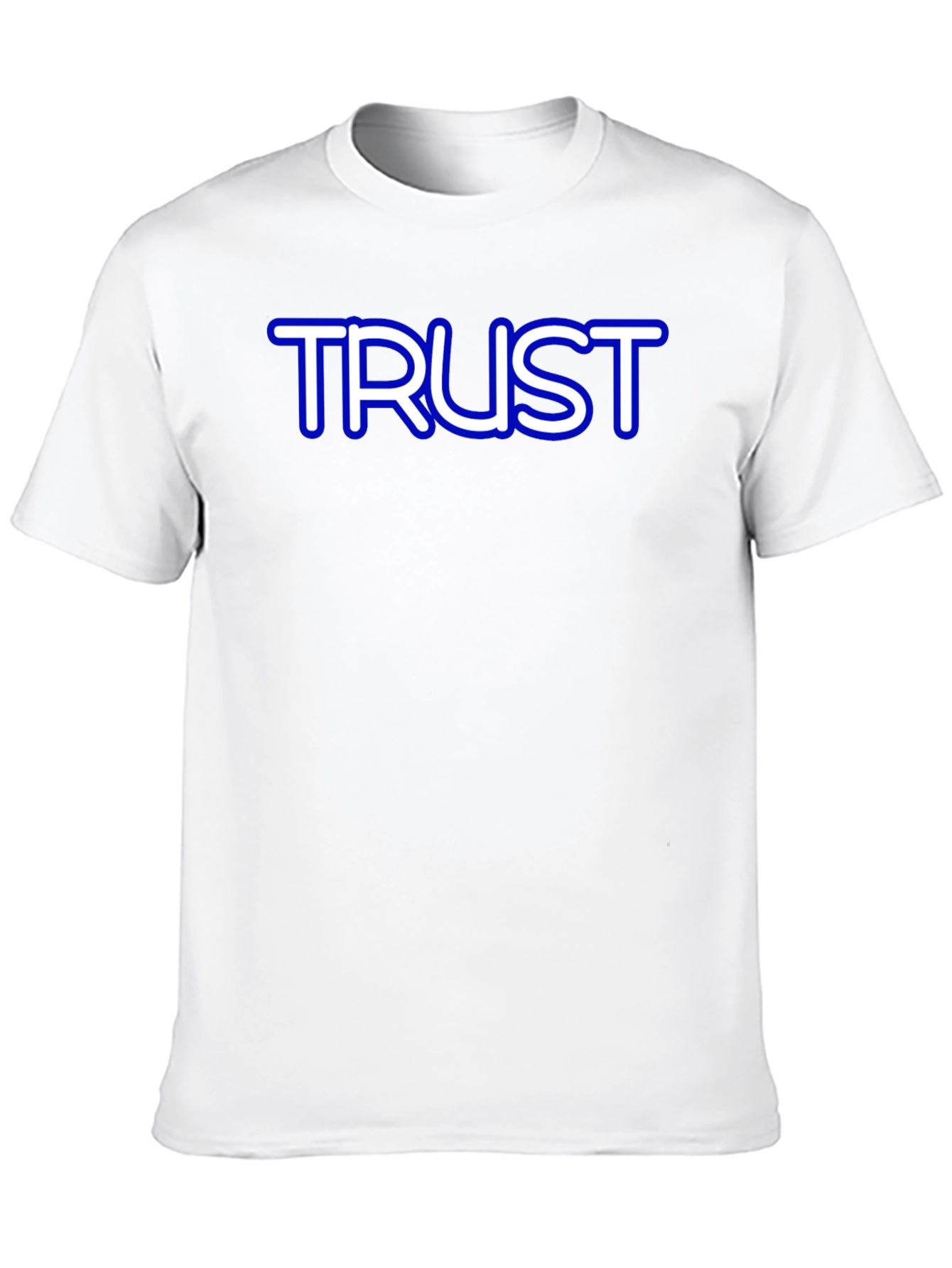 Trust Graphic Tee - Soft Cotton Crew Neck T-Shirt