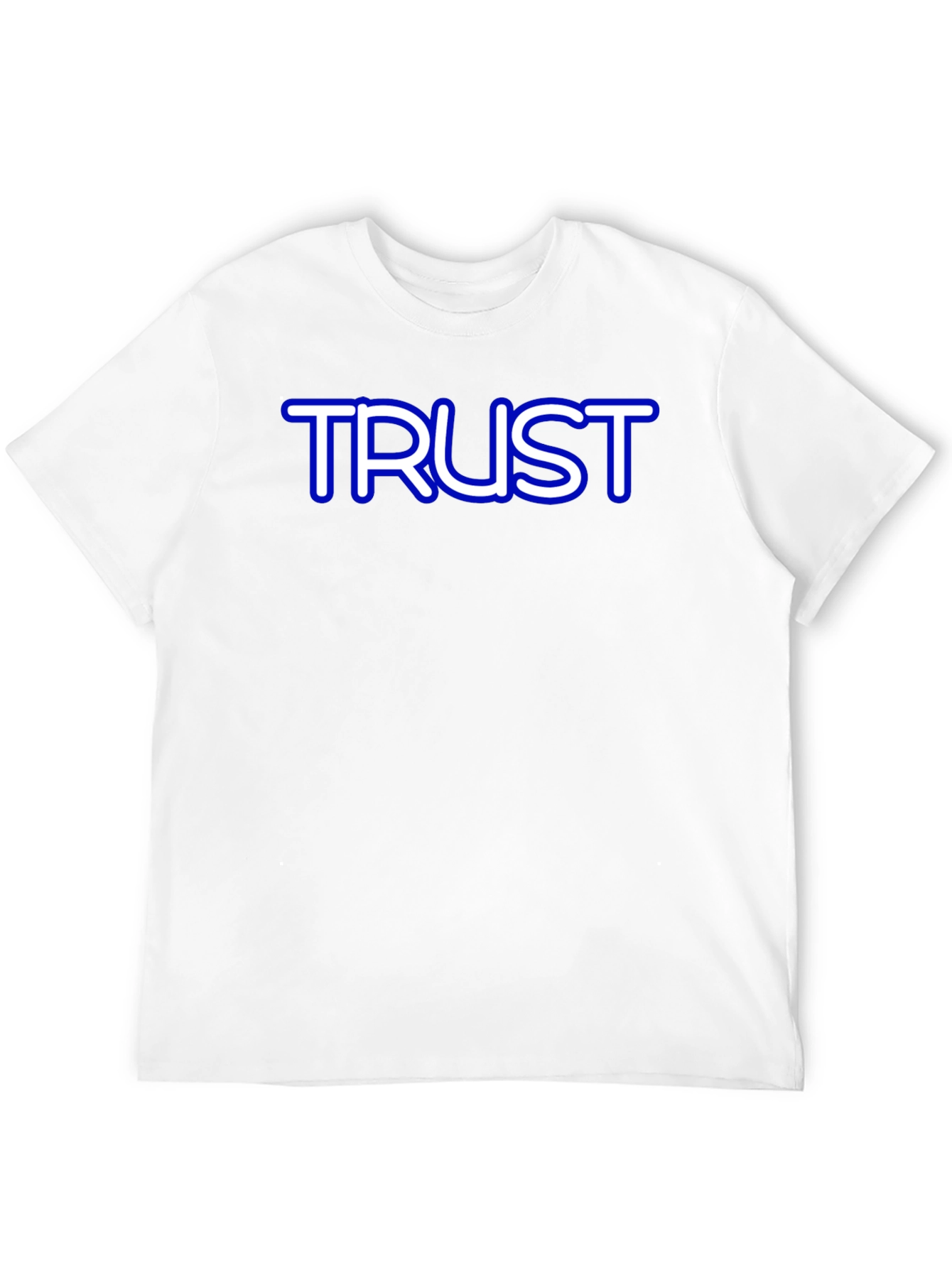 Trust Graphic Tee - Soft Cotton Crew Neck T-Shirt