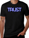 Trust Graphic Tee - Soft Cotton Crew Neck T-Shirt