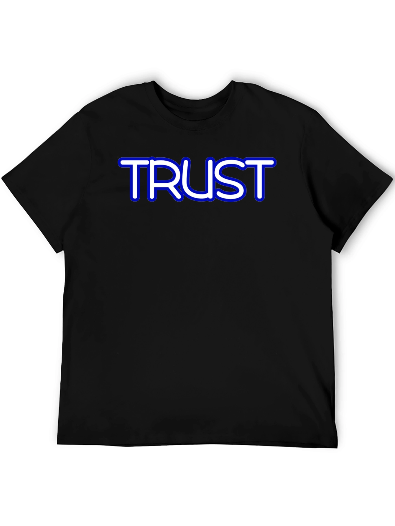 Trust Graphic Tee - Soft Cotton Crew Neck T-Shirt