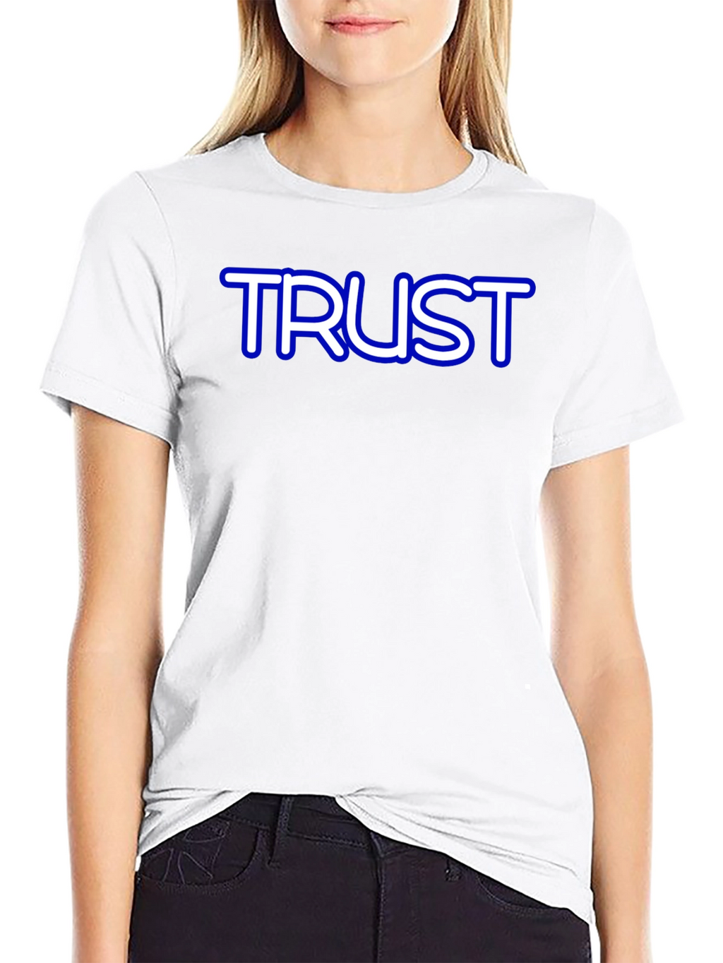 Trust Graphic Tee - Soft Cotton Crew Neck T-Shirt
