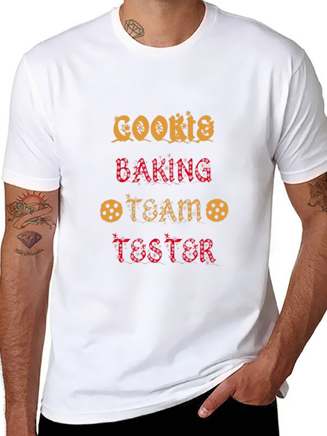 Cookies Baking Team Tester T-Shirt - Black