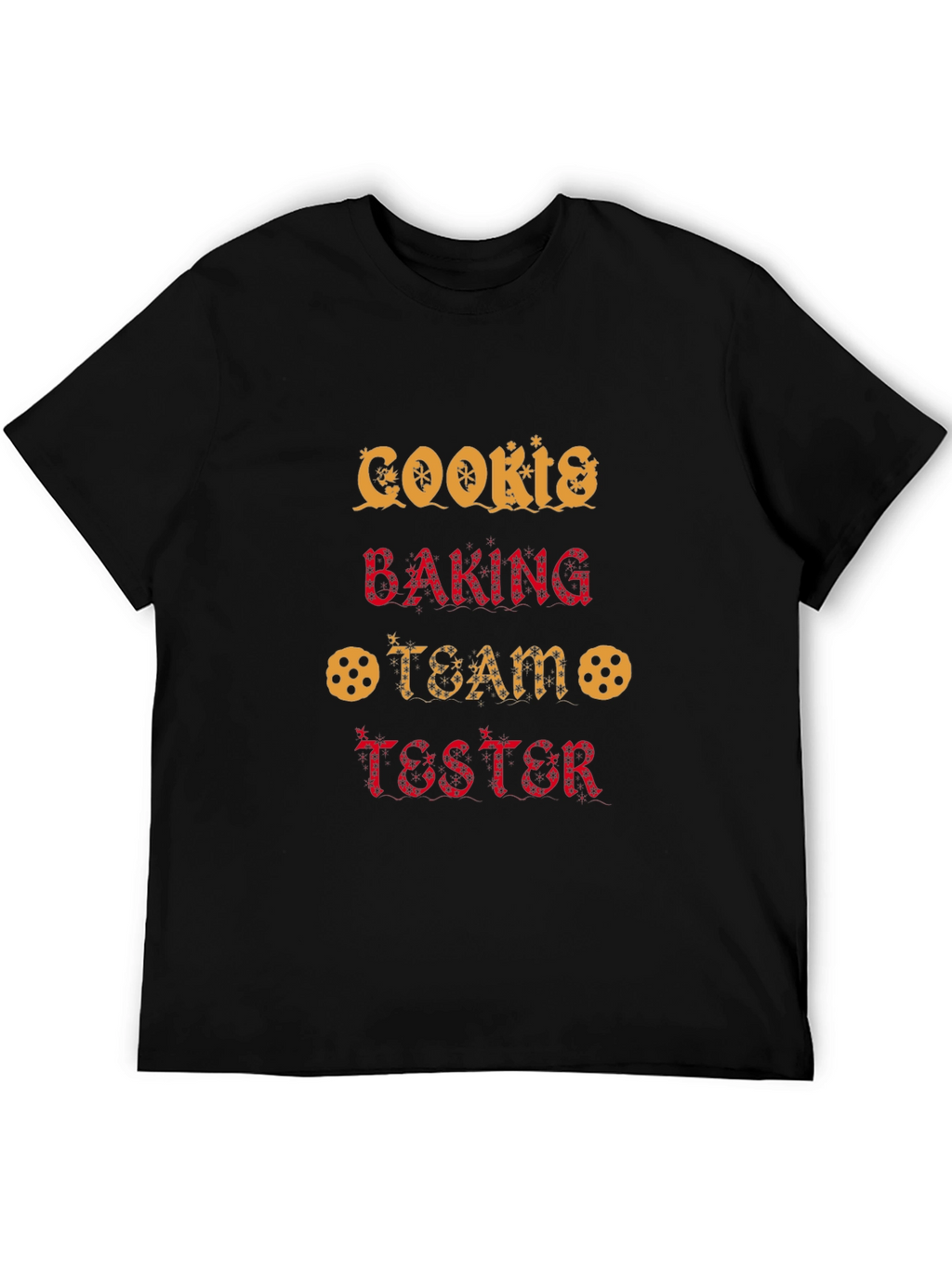 Cookies Baking Team Tester T-Shirt - Black