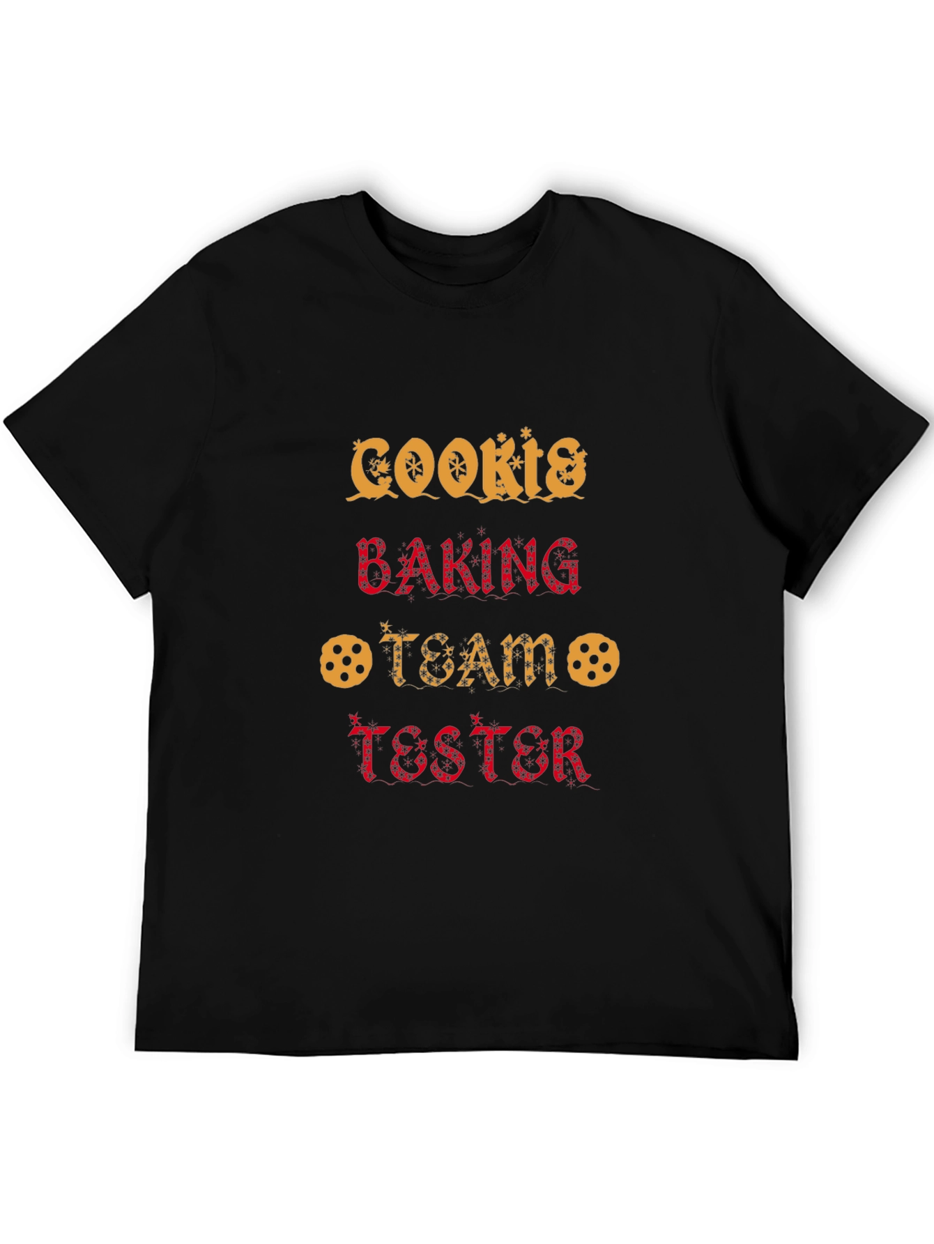 Cookies Baking Team Tester T-Shirt - Black