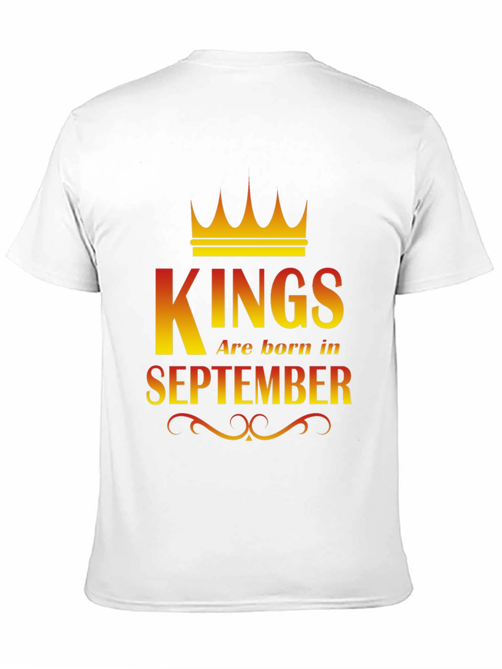 Kings Are Born In September Graphic T-Shirt