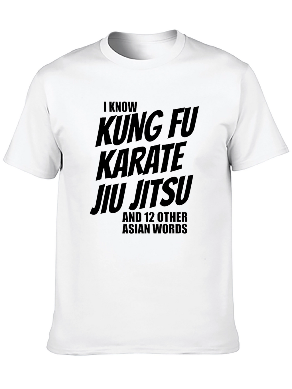 I Know Kung Fu Karate Jiu Jitsu Funny T-Shirt